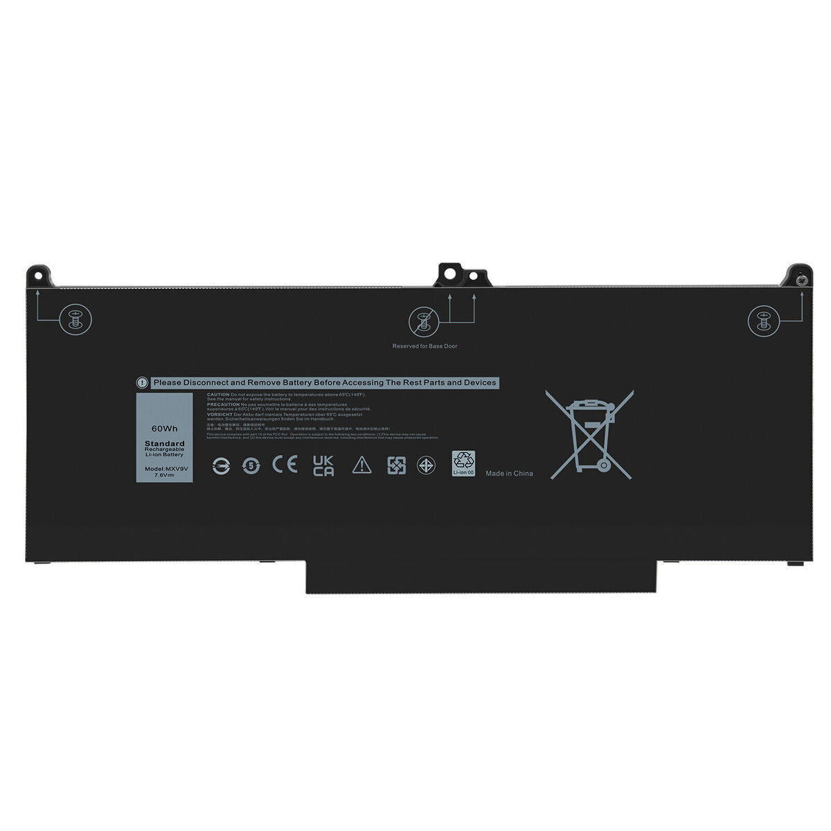 Original Dell Latitude 5300 5310 7300 7400 Replacement Laptop Battery - Long-Lasting Power for Business & Travel - Compatible with Dell Latitude 5000 & 7000 Series Laptops - Perfect for Work, School & Remote Computing