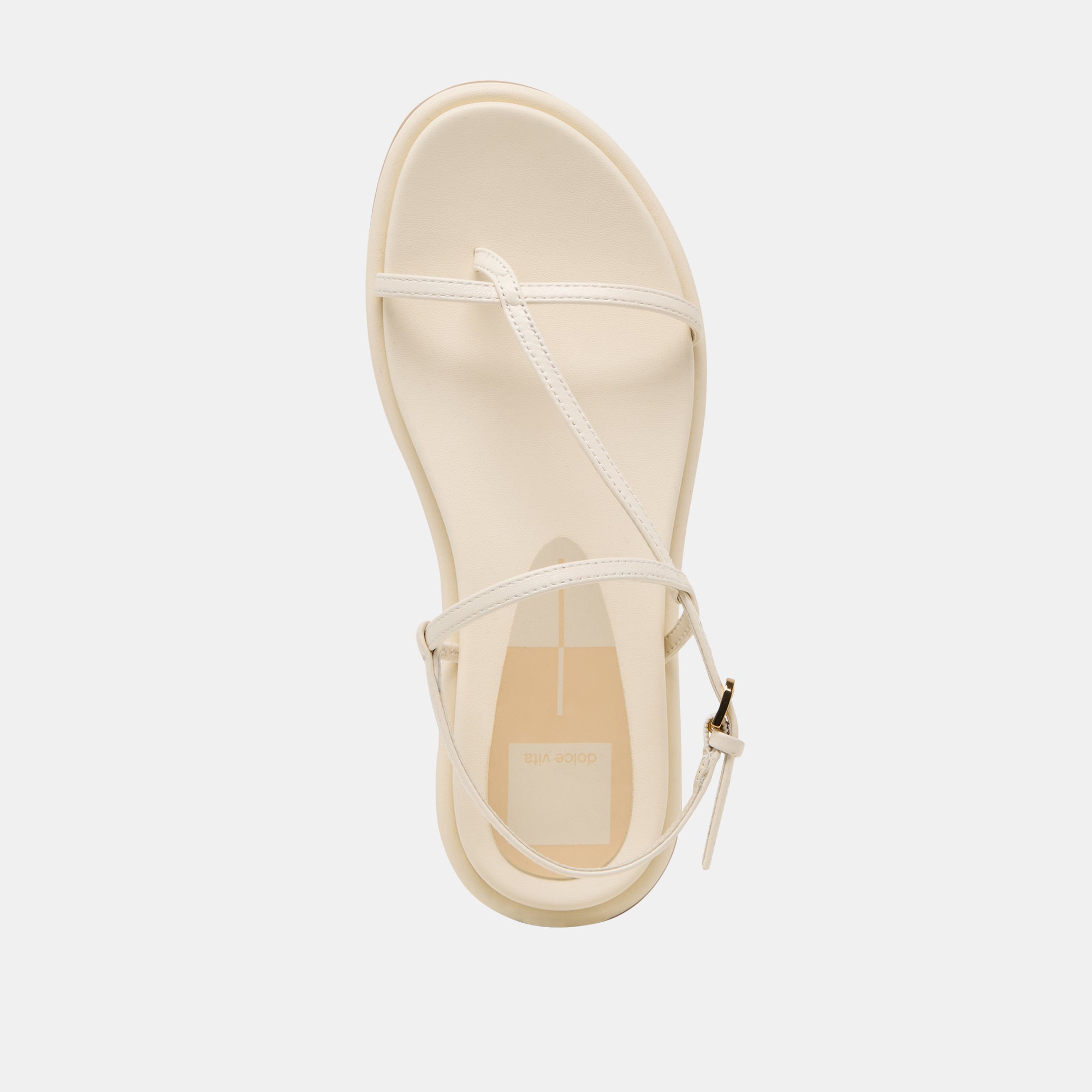 Dallen Women's Off White Leather Sandals - Comfortable Casual Summer Shoes for Beach, Walking, and Outdoor Activities