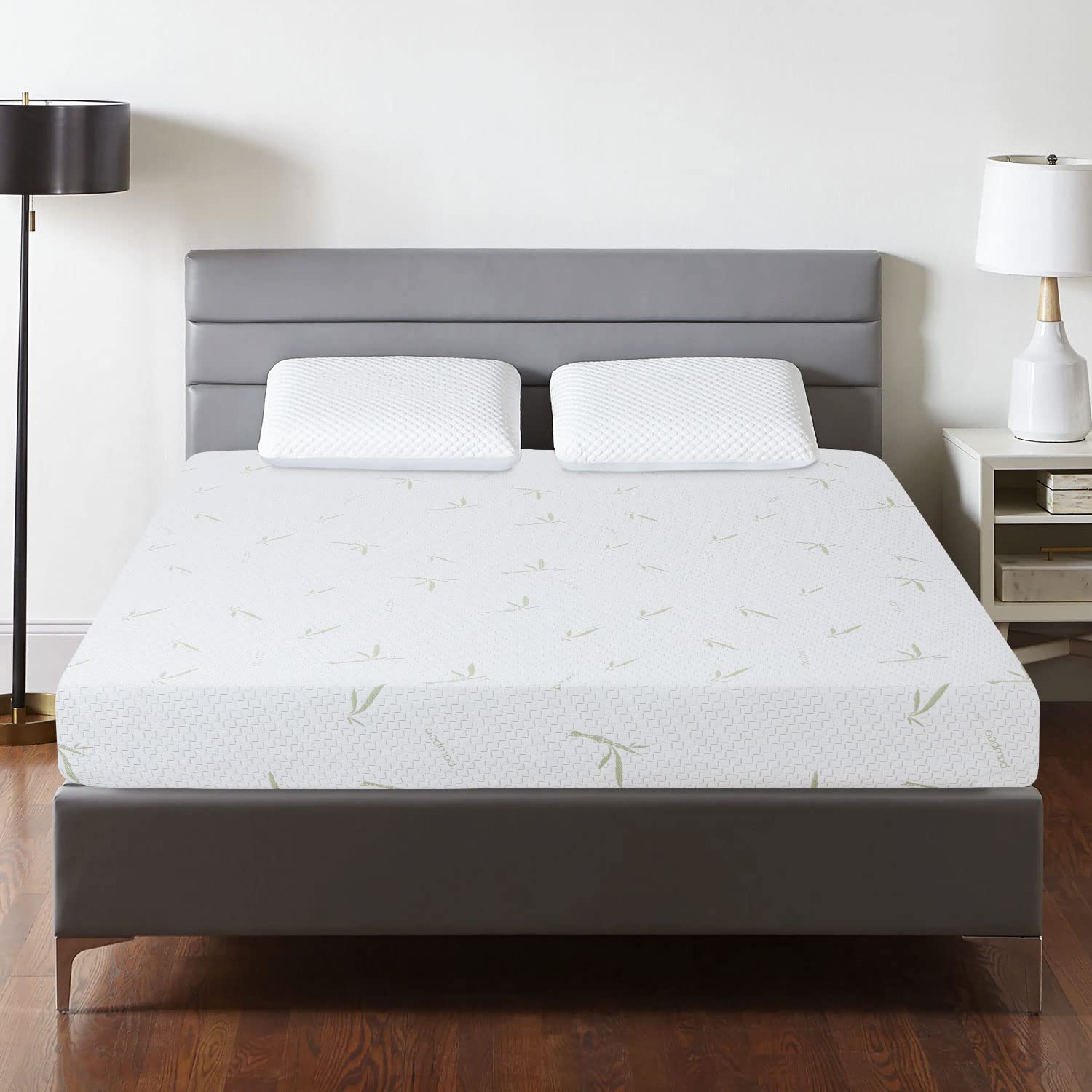BestMassage 10-Inch Gel Memory Foam Mattress - Queen Size Medium Firm for Cool Sleep & Pressure Relief, CertiPUR-US Certified Bed-in-a-Box - Perfect for Hot Sleepers, Back Pain Relief & Guest Room Comfort