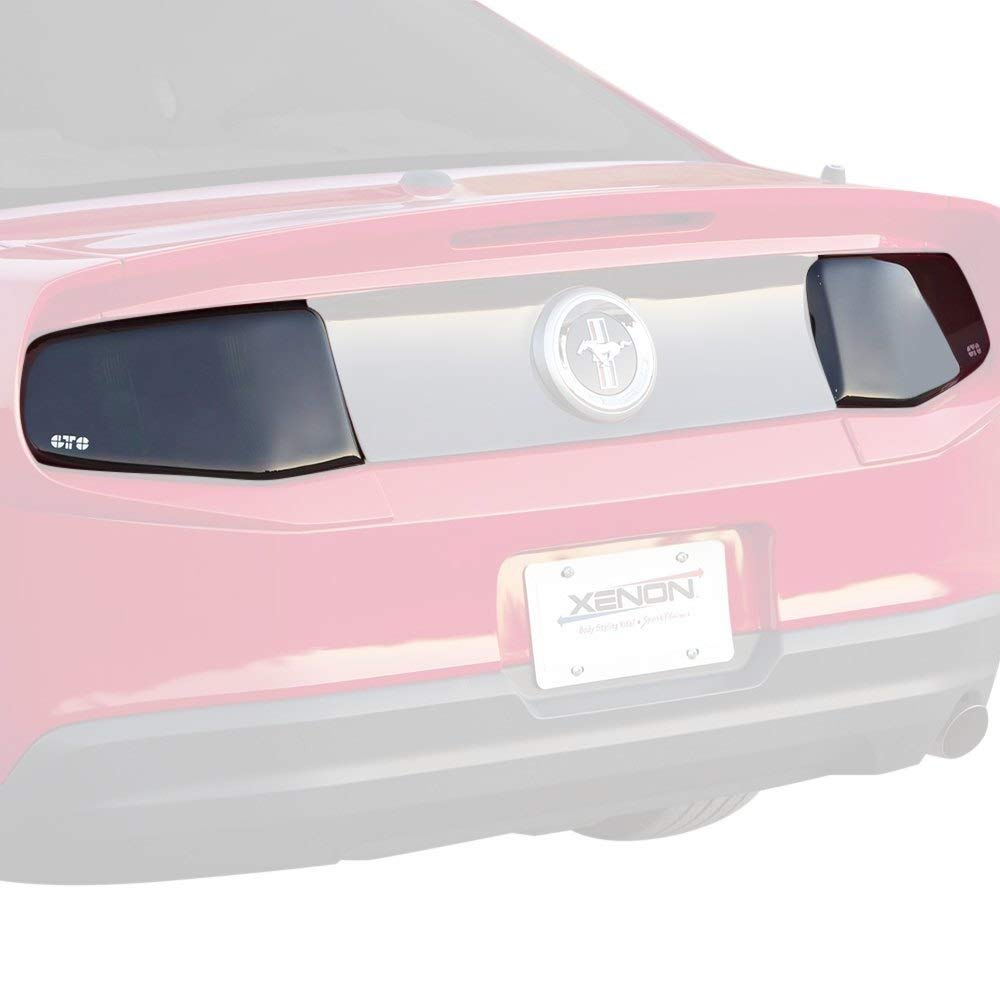 GT4994 Blackout Taillight Covers - Smoke Tint 2-Piece Set for Car Tail Lights | Universal Fit, Easy Installation | Enhance Style & Nighttime Visibility for Trucks, SUVs, and Cars