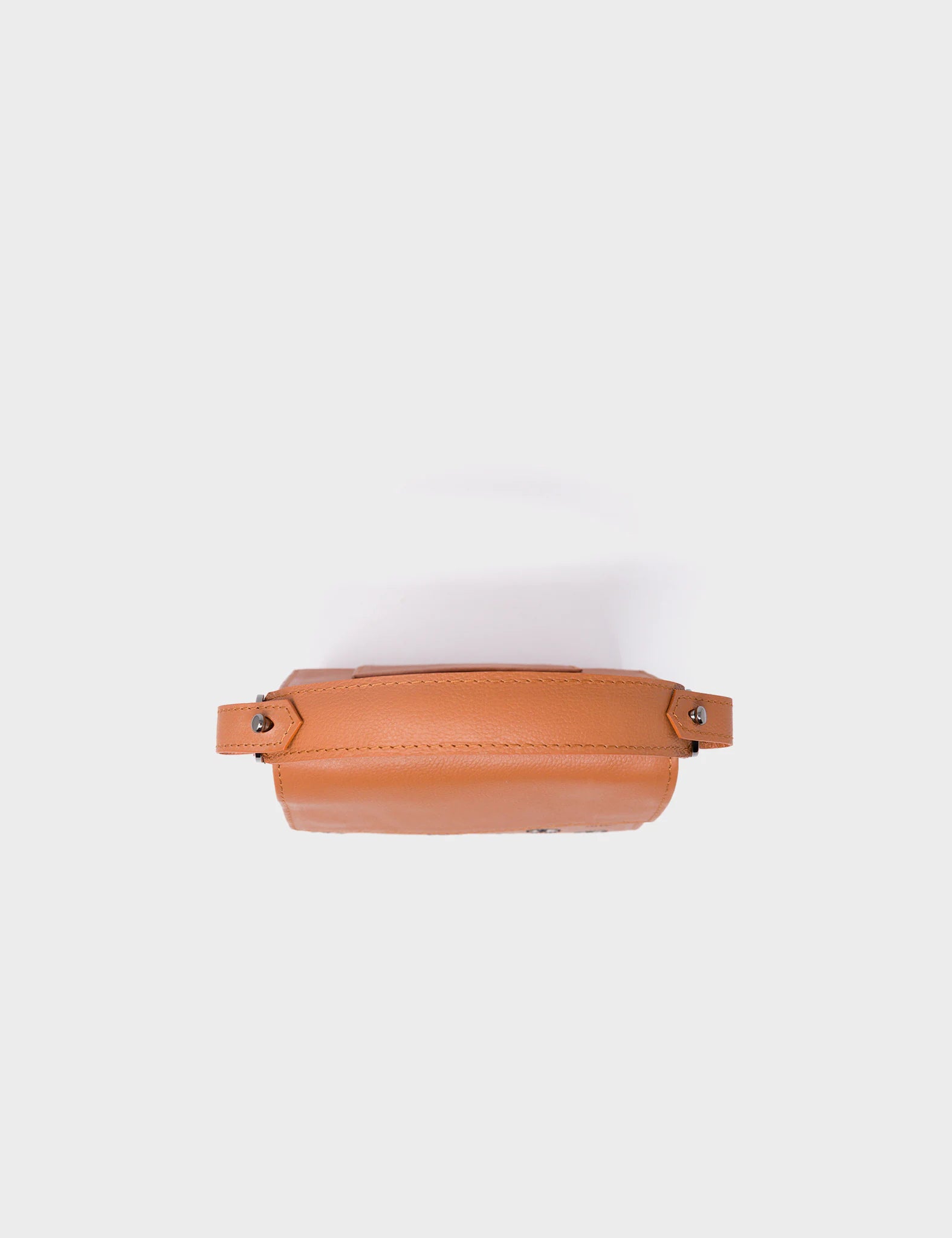 Anastasio Micro Crossbody Handbag - Genuine Caramel Leather with All-Over Eyes Embroidery | Perfect for Everyday Use, Travel & Date Nights