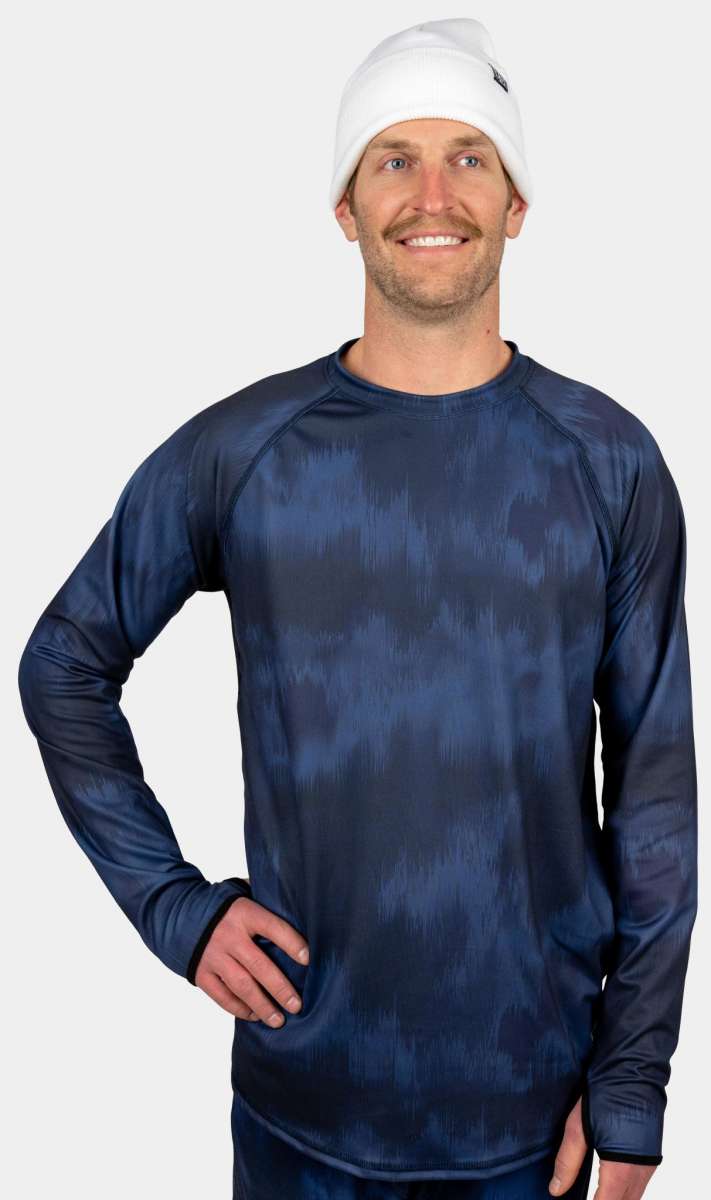 BlackStrap Summit Crew Top Baselayer 2024 - Men's Thermal Underwear for Hiking, Skiing & Outdoor Activities - Moisture Wicking & Odor Resistant Performance Shirt