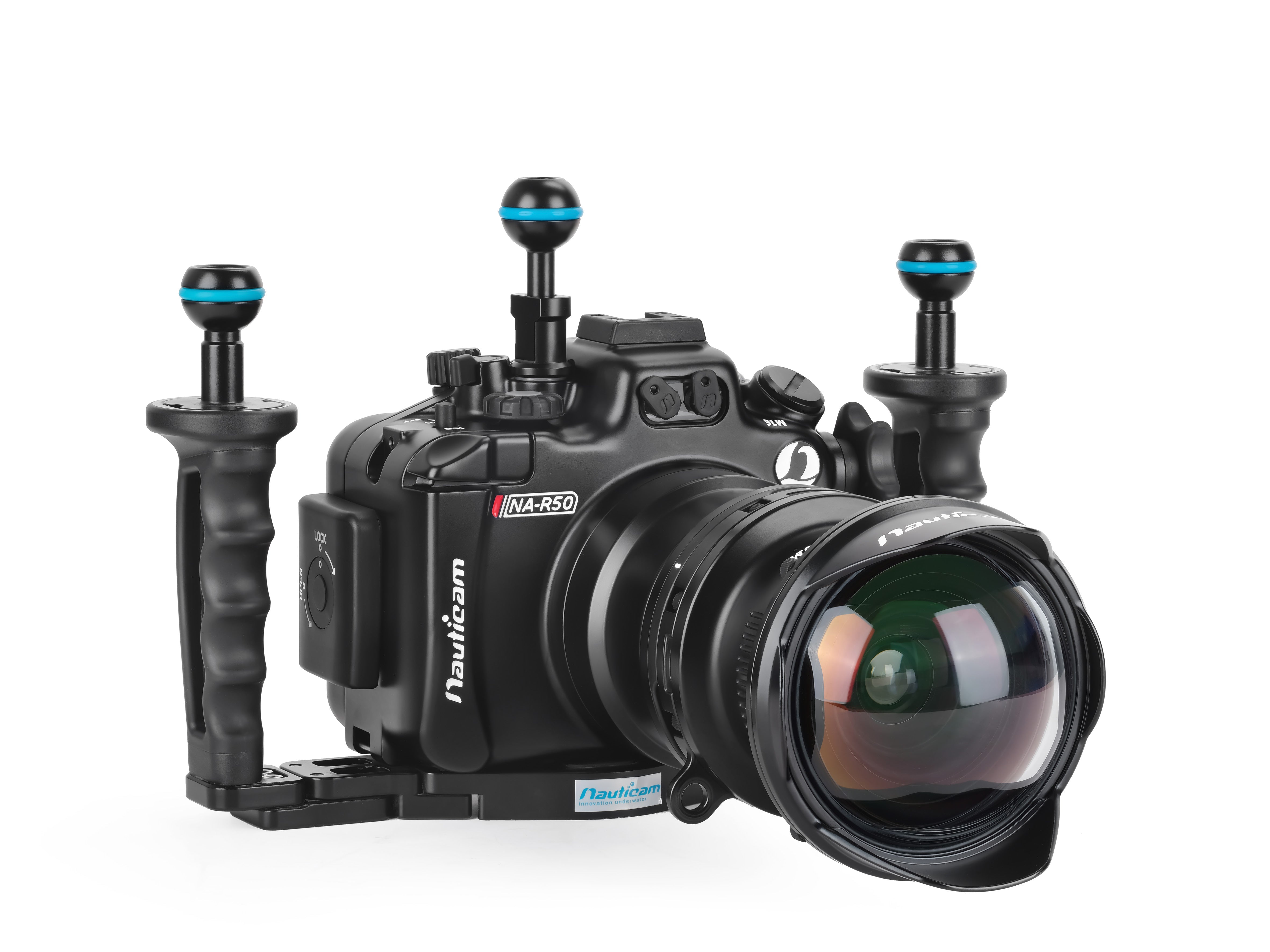 Nauticam NA-R50 Underwater Housing for Canon EOS R50 Camera with RF-S 18-45mm F4.5-6.3 IS STM Lens - Professional Waterproof Case for Scuba Diving, Snorkeling & Underwater Photography