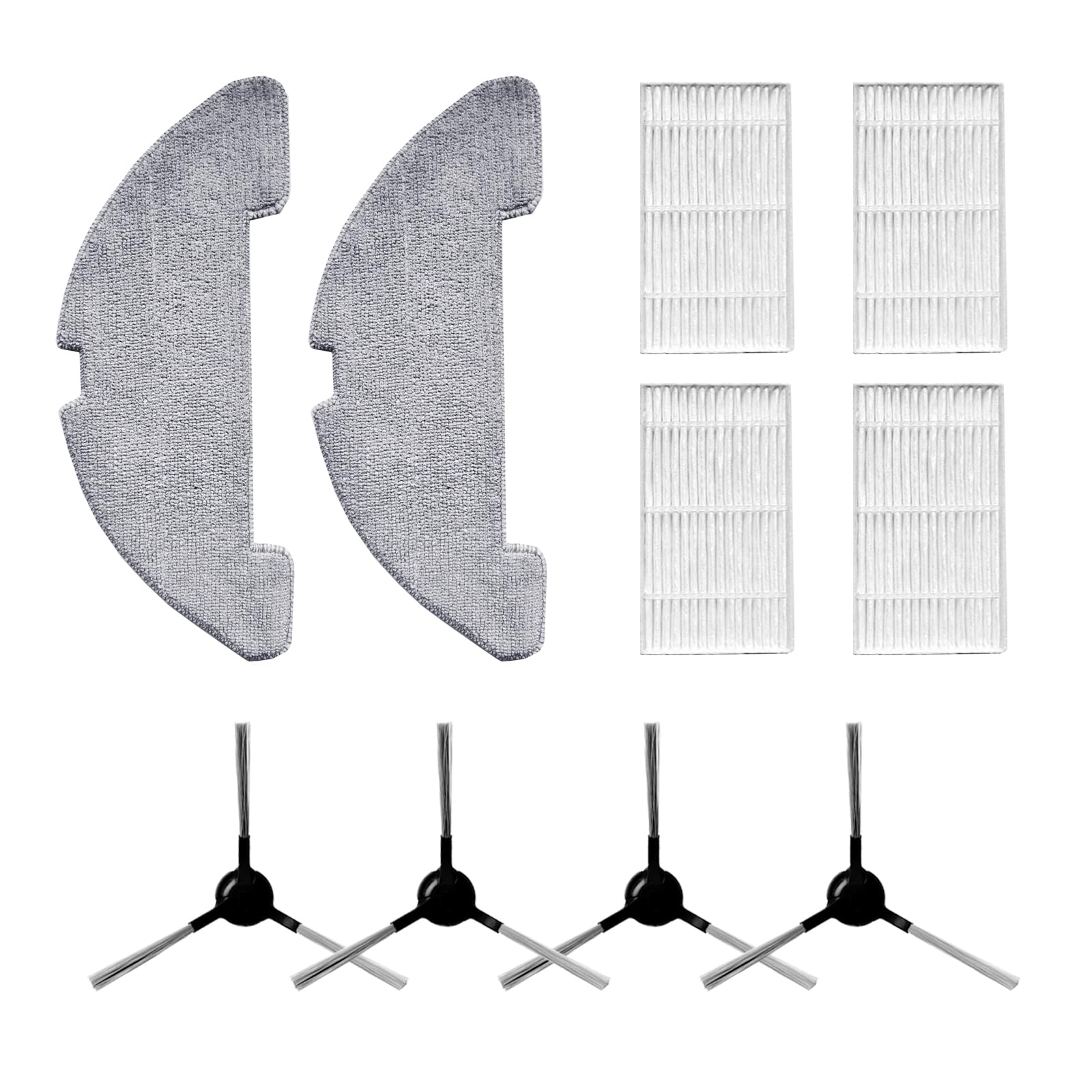 S2 Robot Vacuum Accessories - Replacement Mopping Pads & Spare Parts for S2 Robotic Vacuum Cleaner | Perfect for Hardwood Floors & Pet Hair Cleaning
