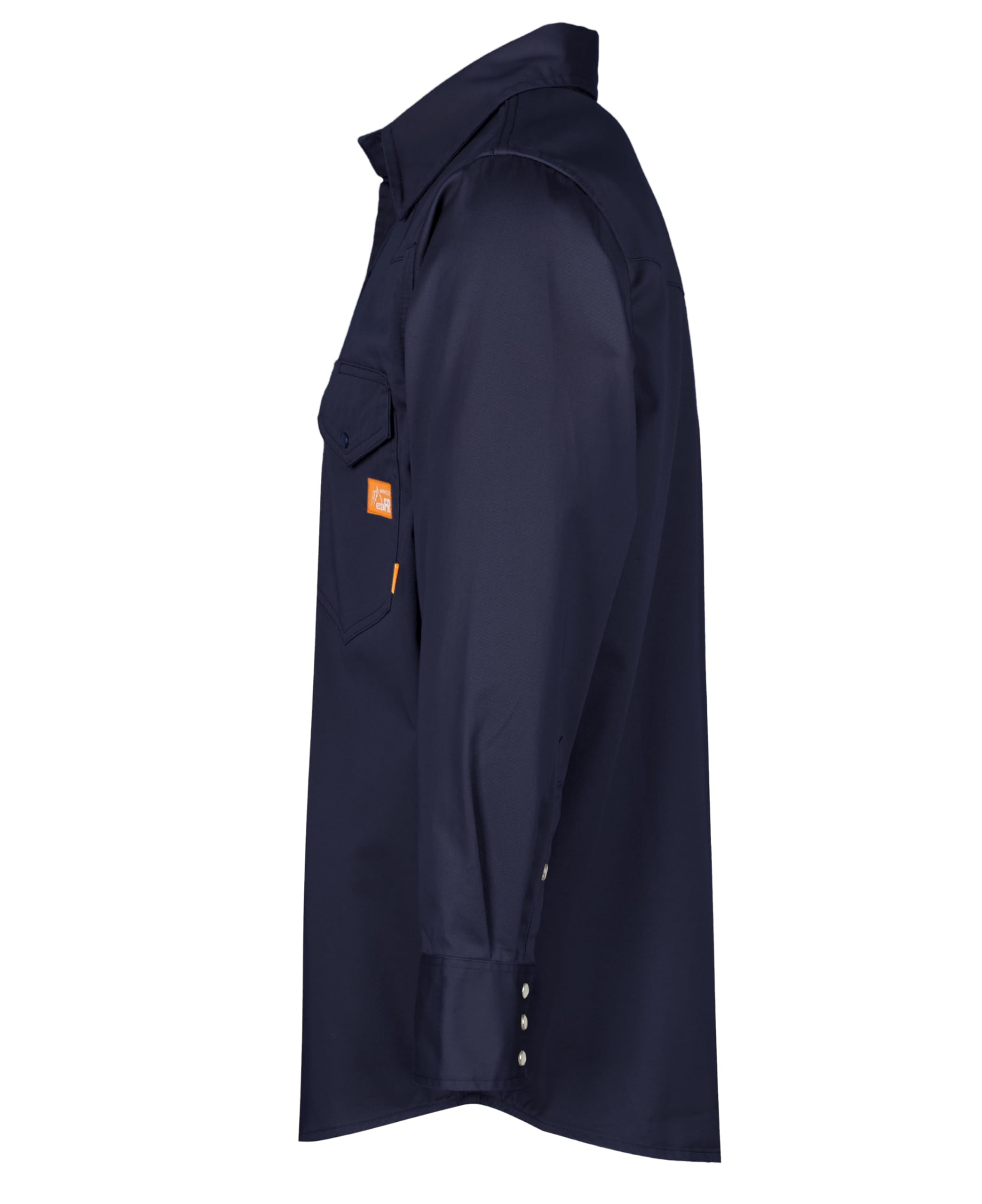 Flame Resistant Work Shirt for Men - 7.5oz Cotton FR Shirt for Welding & Industrial Safety | Titicaca Brand | Perfect for Construction, Oil Rig & Hazardous Work Environments