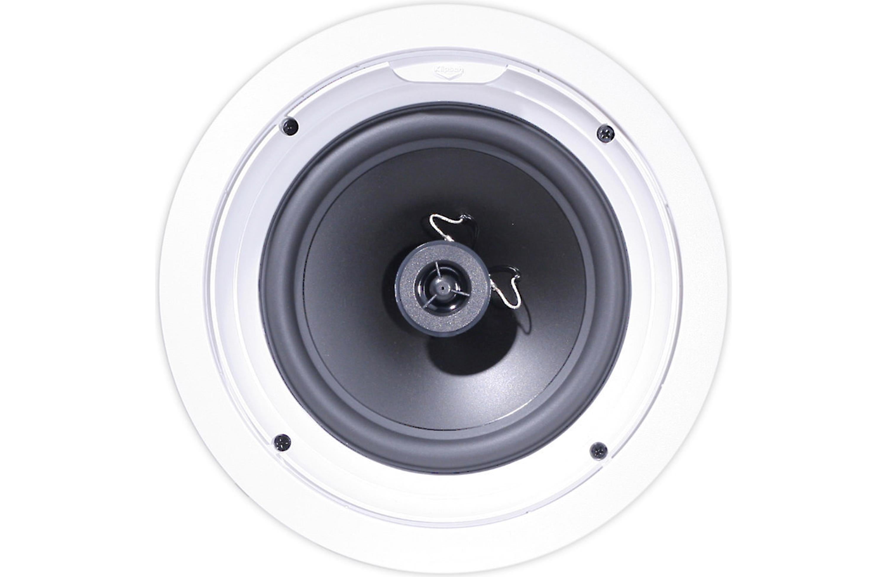 Klipsch R-1800-C Premium Architectural In-Ceiling Speaker - High-Quality Sound for Home Theater & Multi-Room Audio Systems
