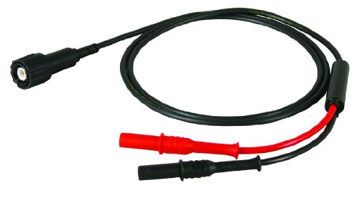 CT2425 50 Ohm BNC Male to Banana Plug Coaxial Cable - 100cm Red PVC Jacketed (10 Pack) - Perfect for Test Equipment, Audio/Video Connections & Lab Instrumentation
