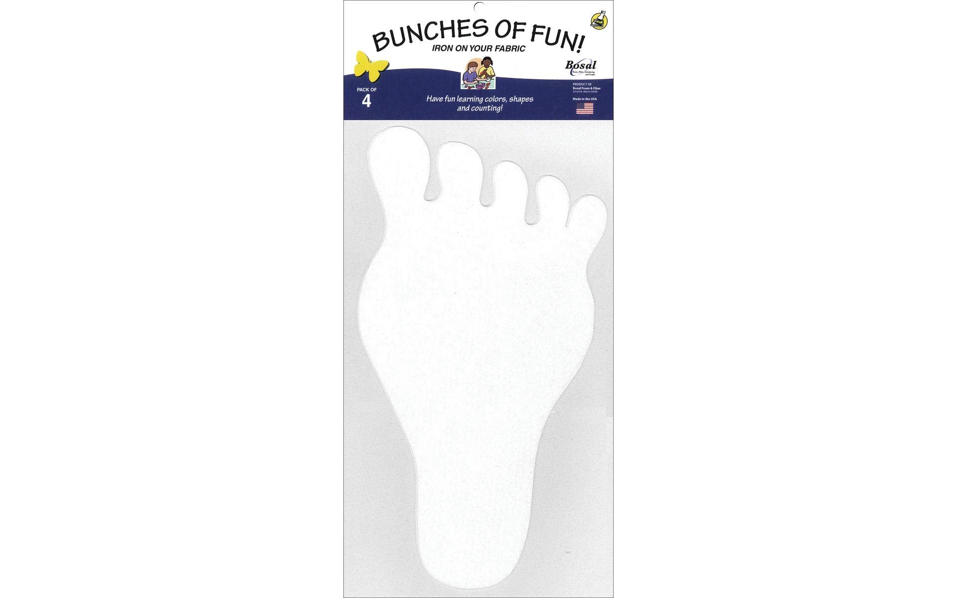Bosal Craf Tex Shape Feet - 4 Piece Set for DIY Crafting, Scrapbooking & Home Decor Projects | Foam Support for Floral Arrangements, Wreaths & Centerpieces
