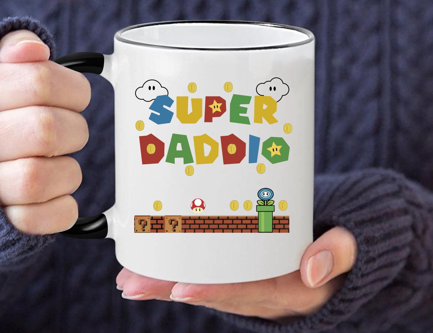 Best Gaming Gifts for Men - Retro Gameboy Coffee Mug with Nintendo Mario Design - Funny 90s Gamer Mug for Coffee & Tea Lovers - Perfect Gift for Gamers, Nintendo Fans & Retro Enthusiasts - Great for Home, Office & Gaming Room Decor