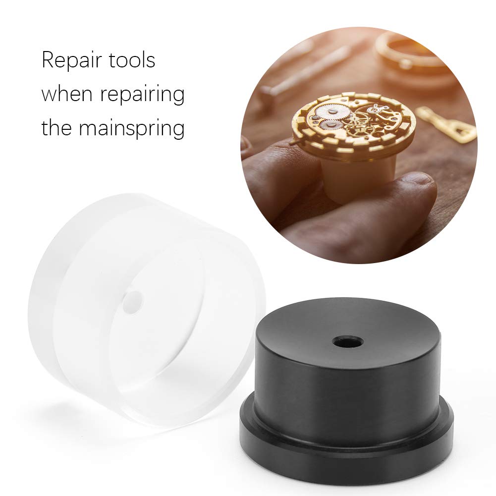 Professional Watch Repair Tool - Pssopp Close Mainspring Barrel Press for Clock Movement & Mechanism Maintenance | Perfect for Watchmakers & DIY Enthusiasts | Watch Workshop & Home Repair Use
