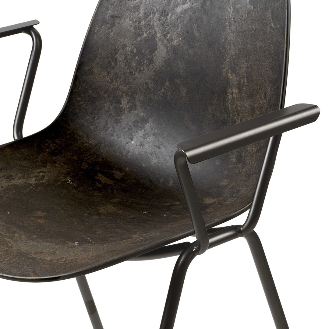 Eternity Dining Armchair - Modern Upholstered Side Chair for Kitchen, Dining Room & Office - Comfortable & Stylish Seating Solution
