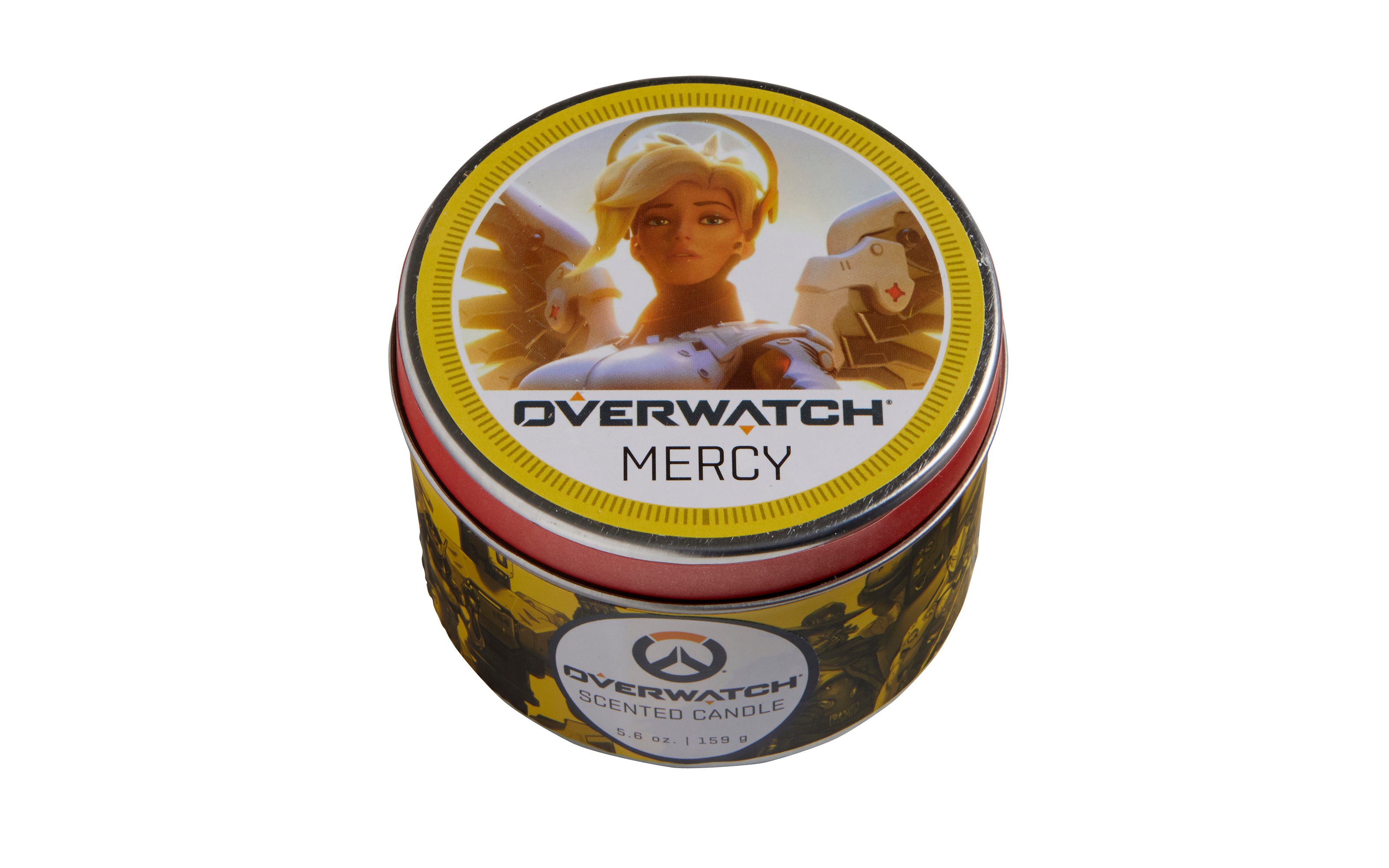 Overwatch Mercy Scented Candle - 5.6 oz Official Blizzard Collectible - Perfect for Gaming Room Decor & Gift for Gamers