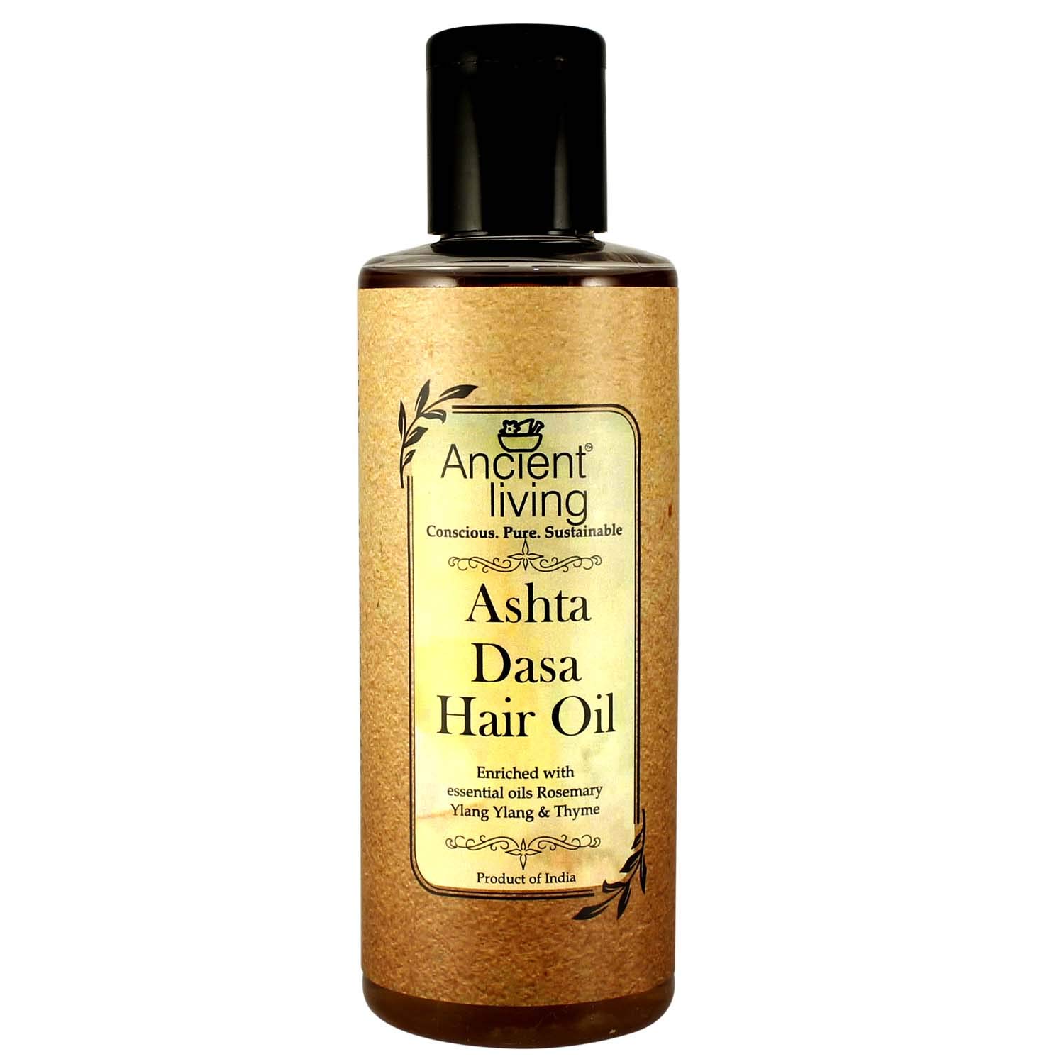 Organic Ashta Dasha Hair Oil for Hair Growth & Strength - Natural Ayurvedic Treatment for Hair Fall Prevention - 50ml (Pack of 2) - Men & Women - Perfect for Daily Hair Care, Scalp Massage & Ayurvedic Hair Treatment