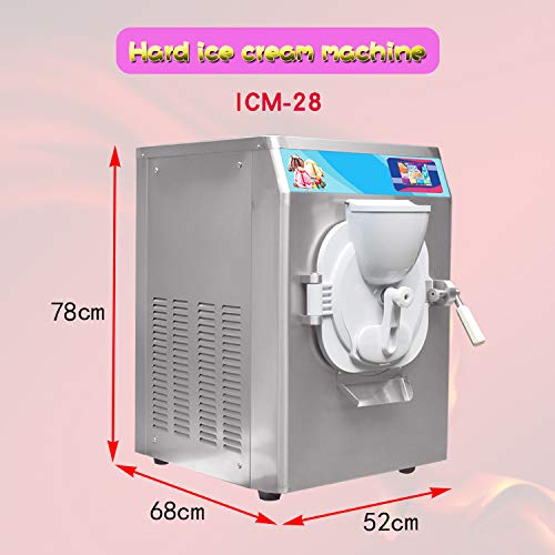Kolice ETL Certified Commercial Countertop Gelato & Hard Ice Cream Machine | Italian Water Ice & Sorbetto Maker | 110V for Restaurants, Ice Cream Shops, Cafés & Dessert Businesses | Perfect for Gelato Production, Frozen Treats & Artisan Desserts