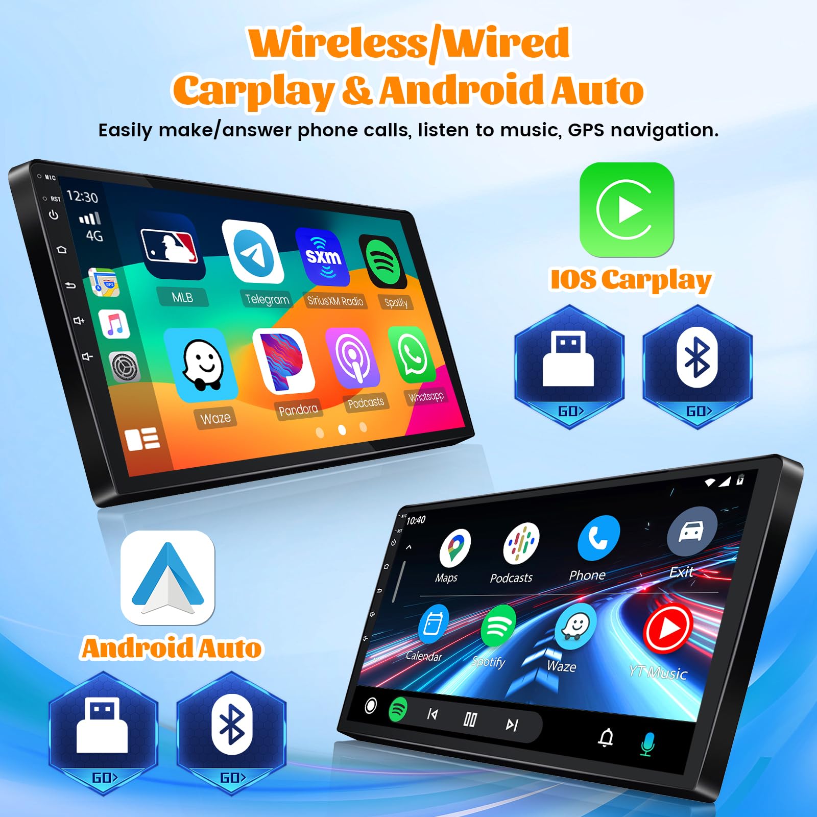 Roinvou 9 Inch Android 13 Car Stereo for BMW 3 Series (E90/E91/E92/E93) 2005-2011 - 2GB RAM 64GB ROM, Wireless CarPlay & Android Auto, Touch Screen, Bluetooth, GPS Navigation, WiFi, Steering Wheel Control - Perfect for Upgrading Your BMW 328i 325i 335i Audio System
