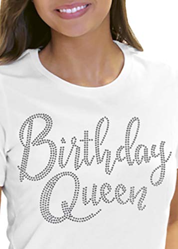 White (Birthday Queen - Rhinestone)