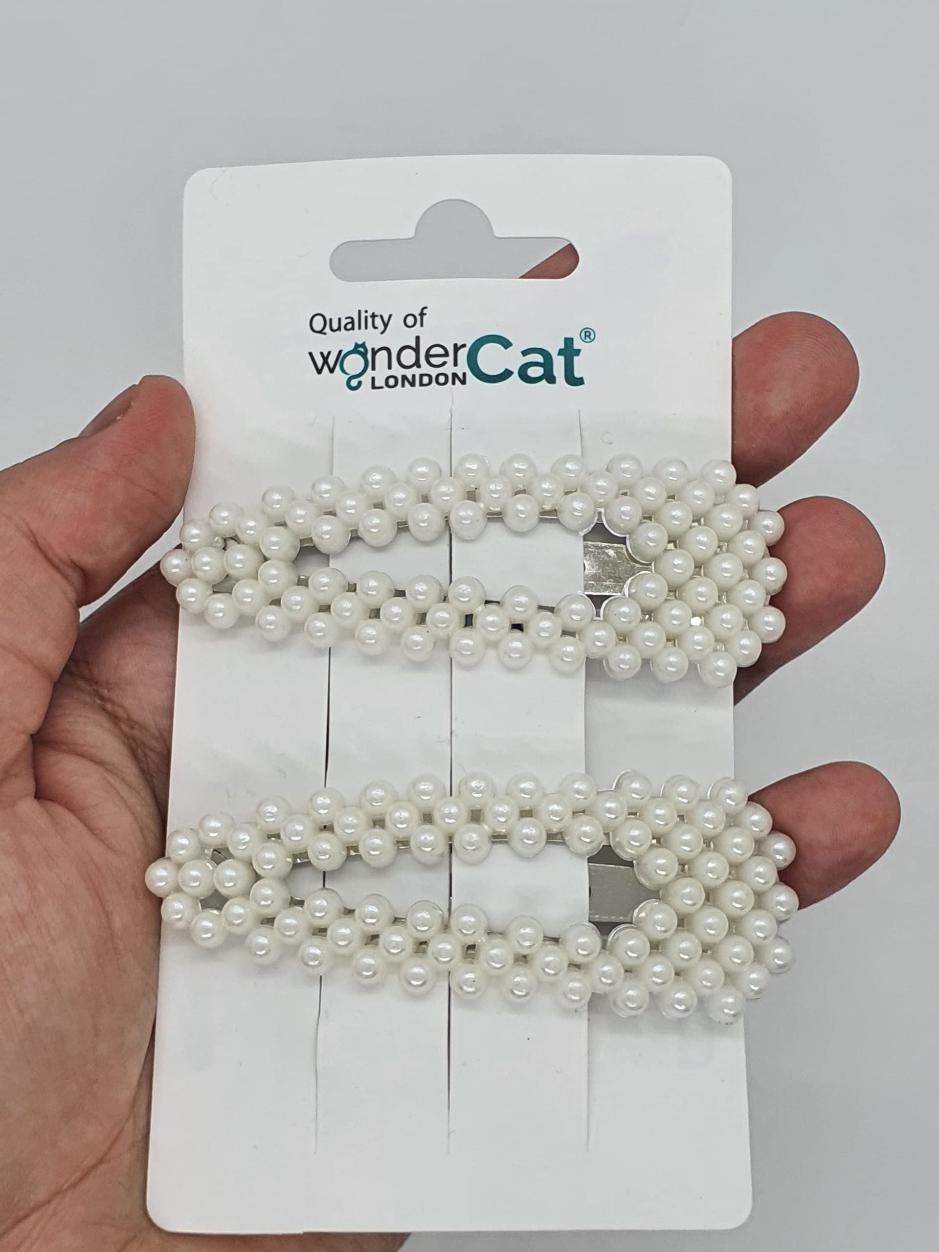 2 Pcs Pearl Hair Clips for Women & Girls - Elegant Hair Barrettes & Hairpins Headwear Accessories (Z2PEADIY) | Perfect for Weddings, Parties & Everyday Style