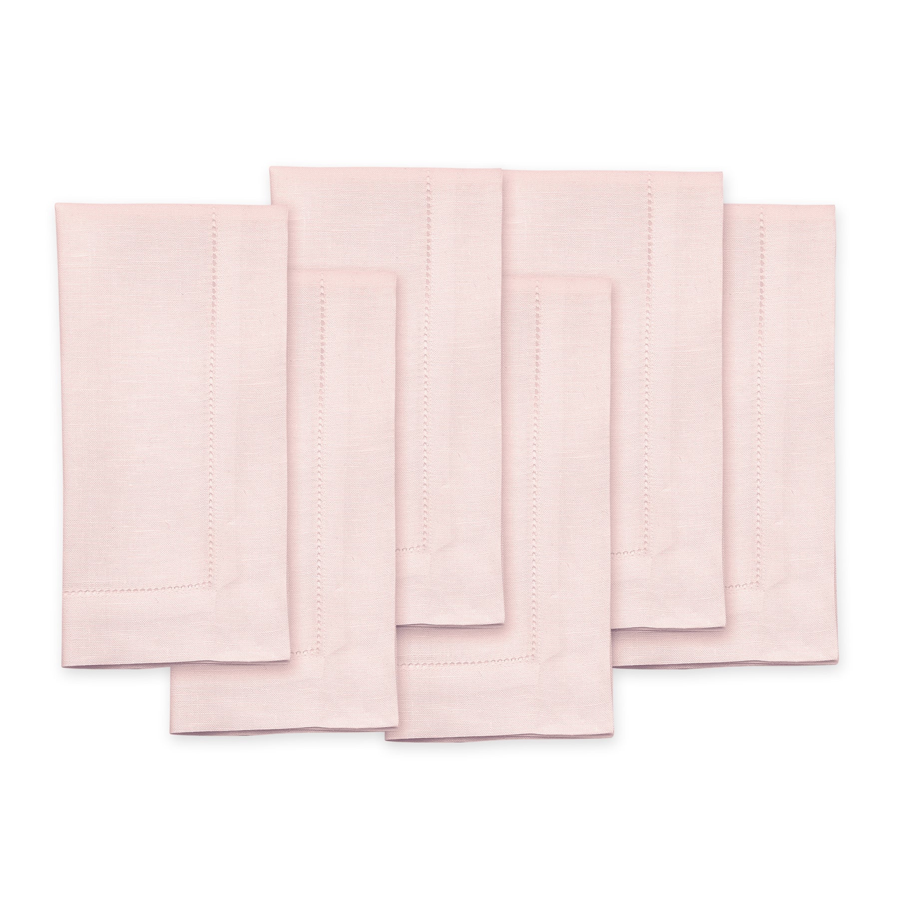 Premium Classic Hemstitch Linen Napkins - Elegant Dinner Table Decor for Weddings, Parties & Fine Dining
