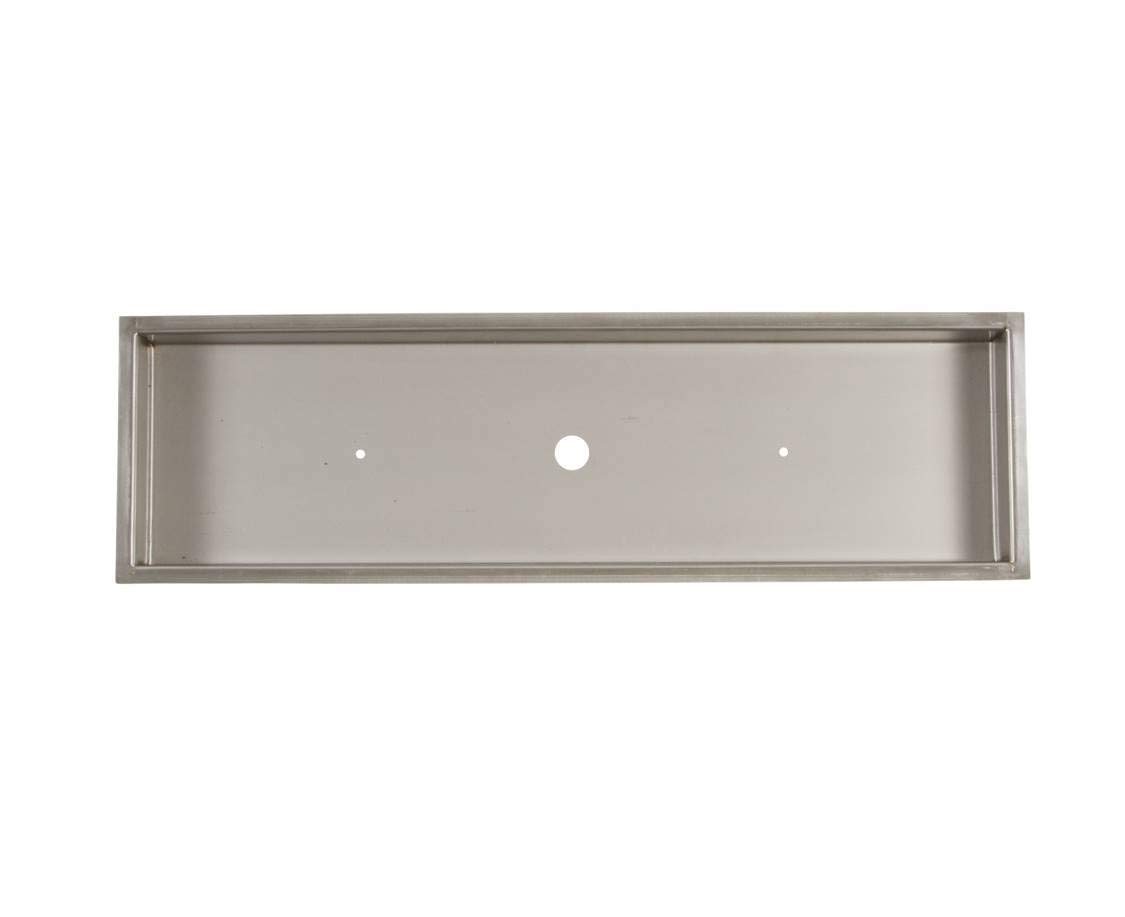 Premium 18 Gauge Stainless Steel Rectangular Drop-in Pans for Linear Burners (38