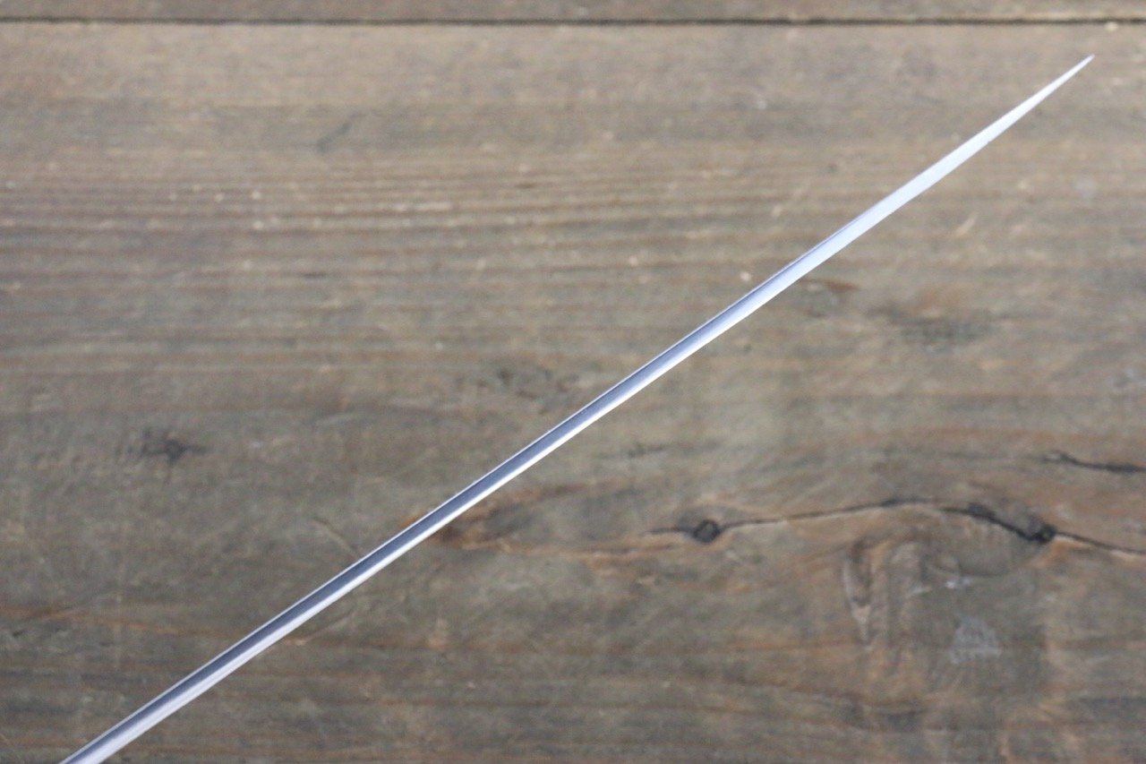 Premium Seisuke Blue Steel No.2 Hammered Kurouchi Yanagiba Sushi Knife 270mm with Exotic Shitan Handle - Perfect for Sushi Chefs & Japanese Cuisine Preparation