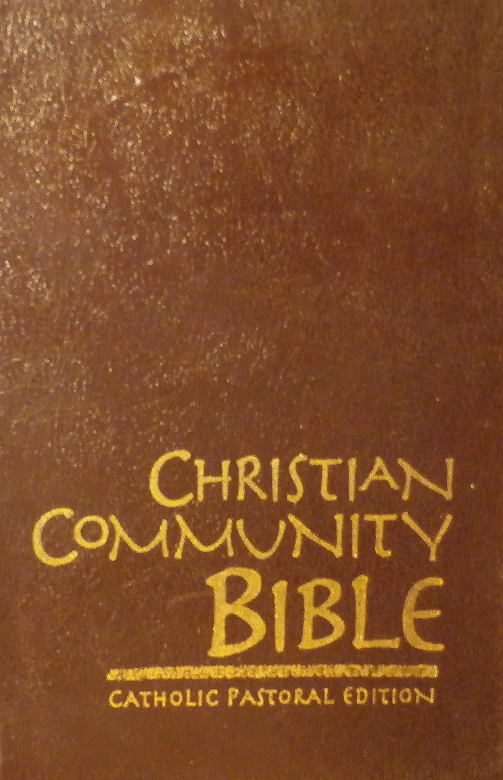 Christian Community Bible: Catholic Pastoral Edition - Daily Scripture Study & Worship for Home, Church & Small Groups