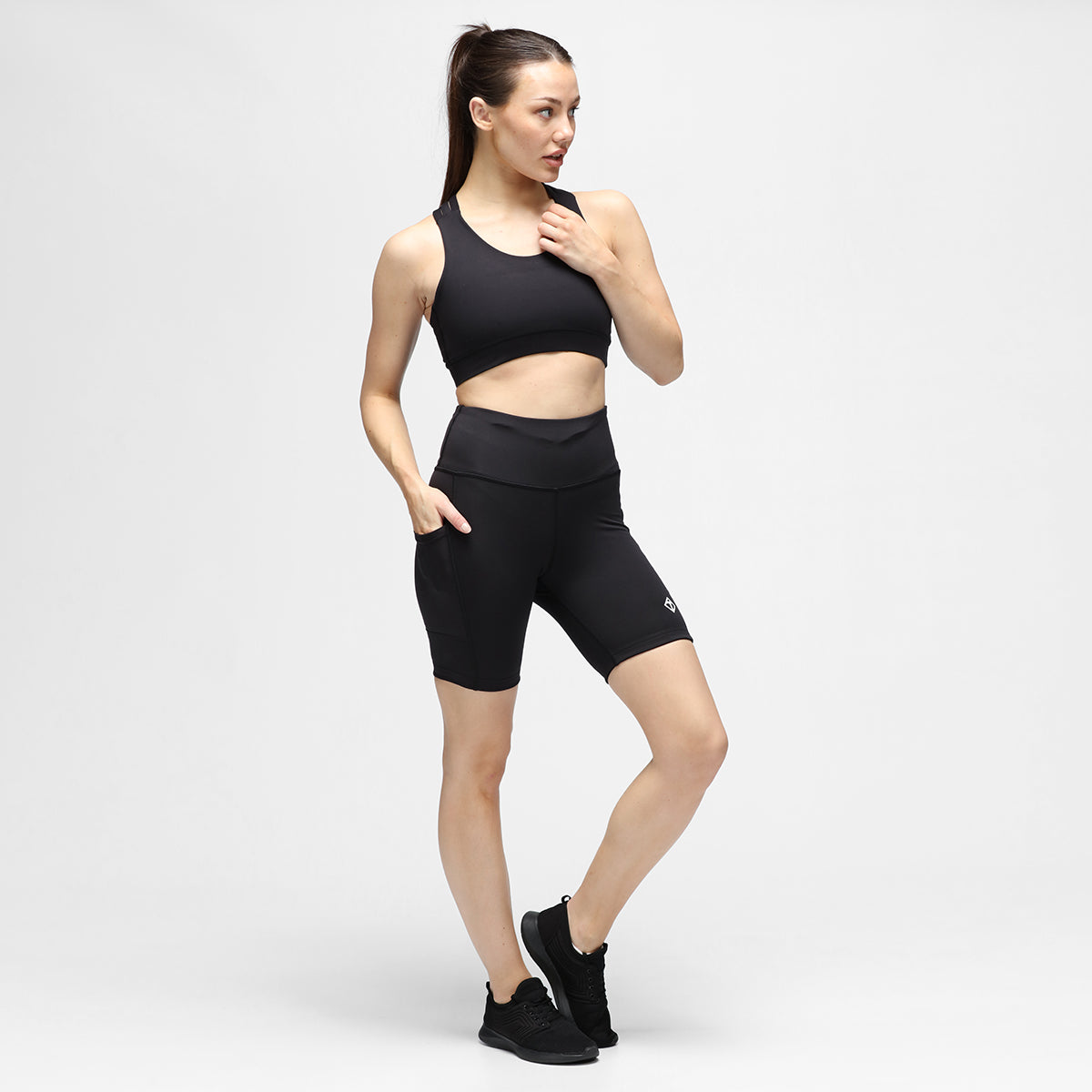 Premium Black Diamond Luxe Running Shorts for Women & Men - Lightweight, Moisture-Wicking with Secure Pockets - Perfect for Gym, Jogging & Outdoor Activities