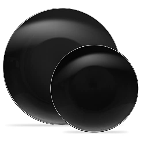 Black With Silver Rim