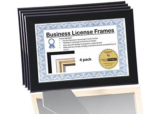 Black Frame- 5.5x8.5 License