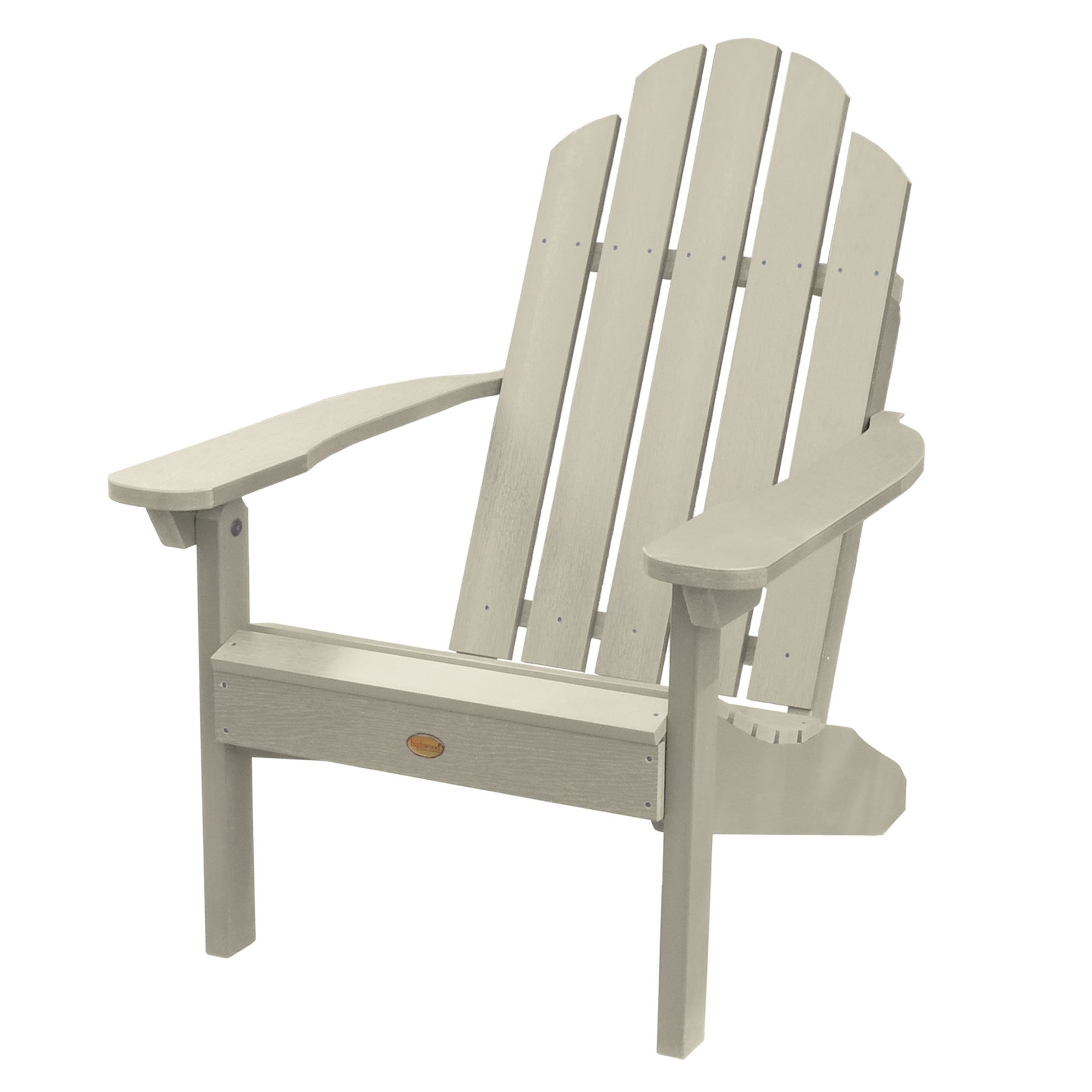 Highwood AD-KITCLAS9-WAE Whitewash Adirondack Chair 6-Piece Patio Set with Side Tables - Outdoor Garden Furniture for Backyard, Poolside & Deck Relaxation