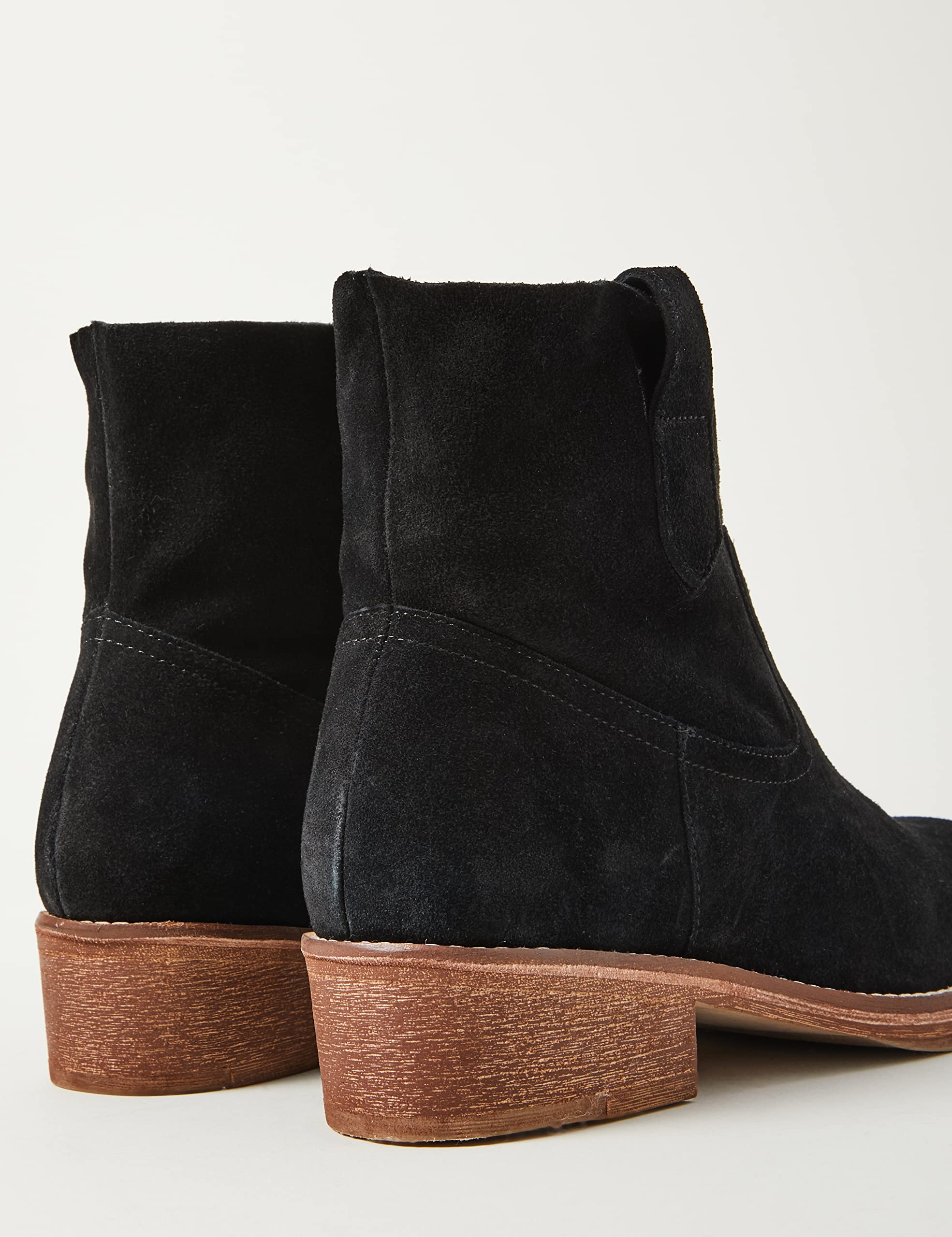 Women's Pull-On Leather Cowboy Boots for Western Riding & Fashion