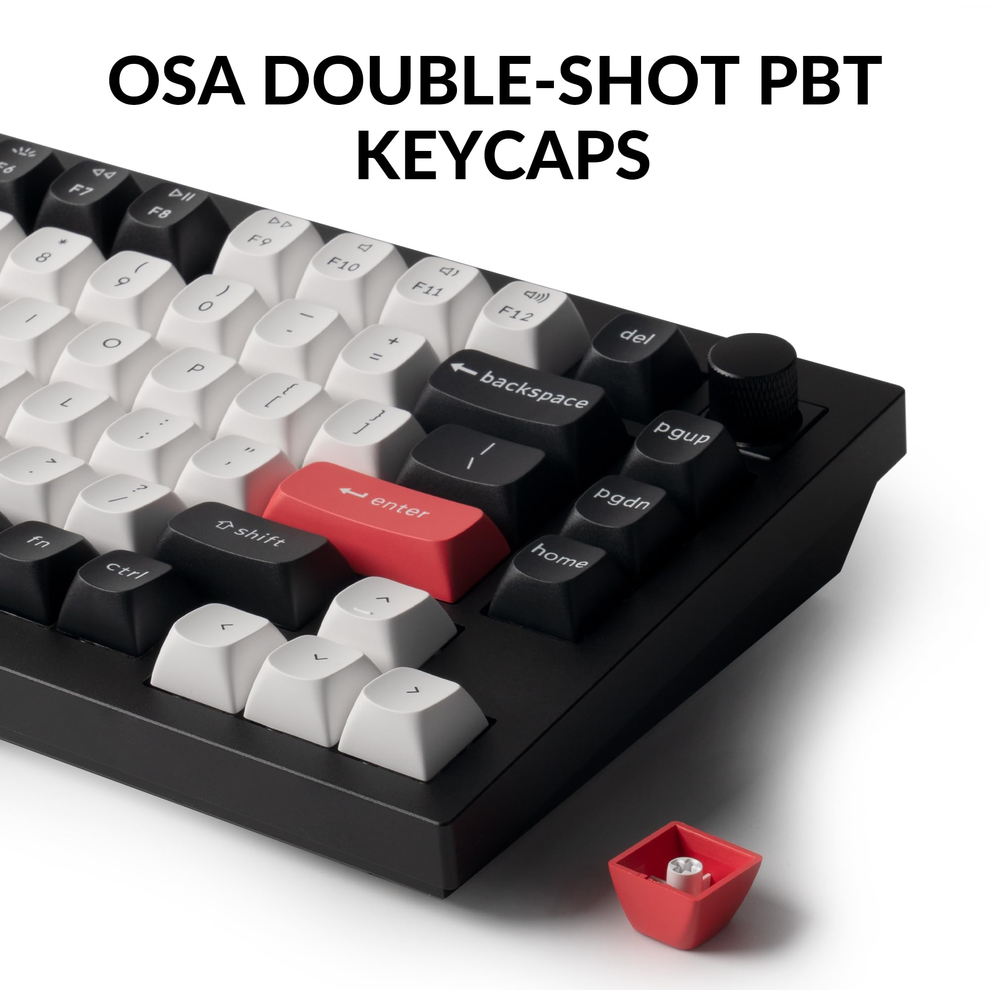 Keychron Q1 HE Wireless Custom Mechanical Keyboard with Hall Effect Gateron Double-Rail Magnetic Switch - Rapid Trigger, QMK/VIA, 2.4GHz & Bluetooth, RGB Backlit - Hot-Swappable for Mac/Windows/Linux - Perfect for Gaming, Typing & Programming
