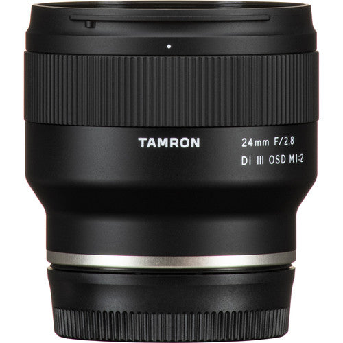 Tamron 24mm f/2.8 Di III OSD M 1:2 Lens for Sony E Mount - Wide Angle Prime Lens for Portrait, Street & Low Light Photography | Compatible with Sony A7, A9, A6000 Series