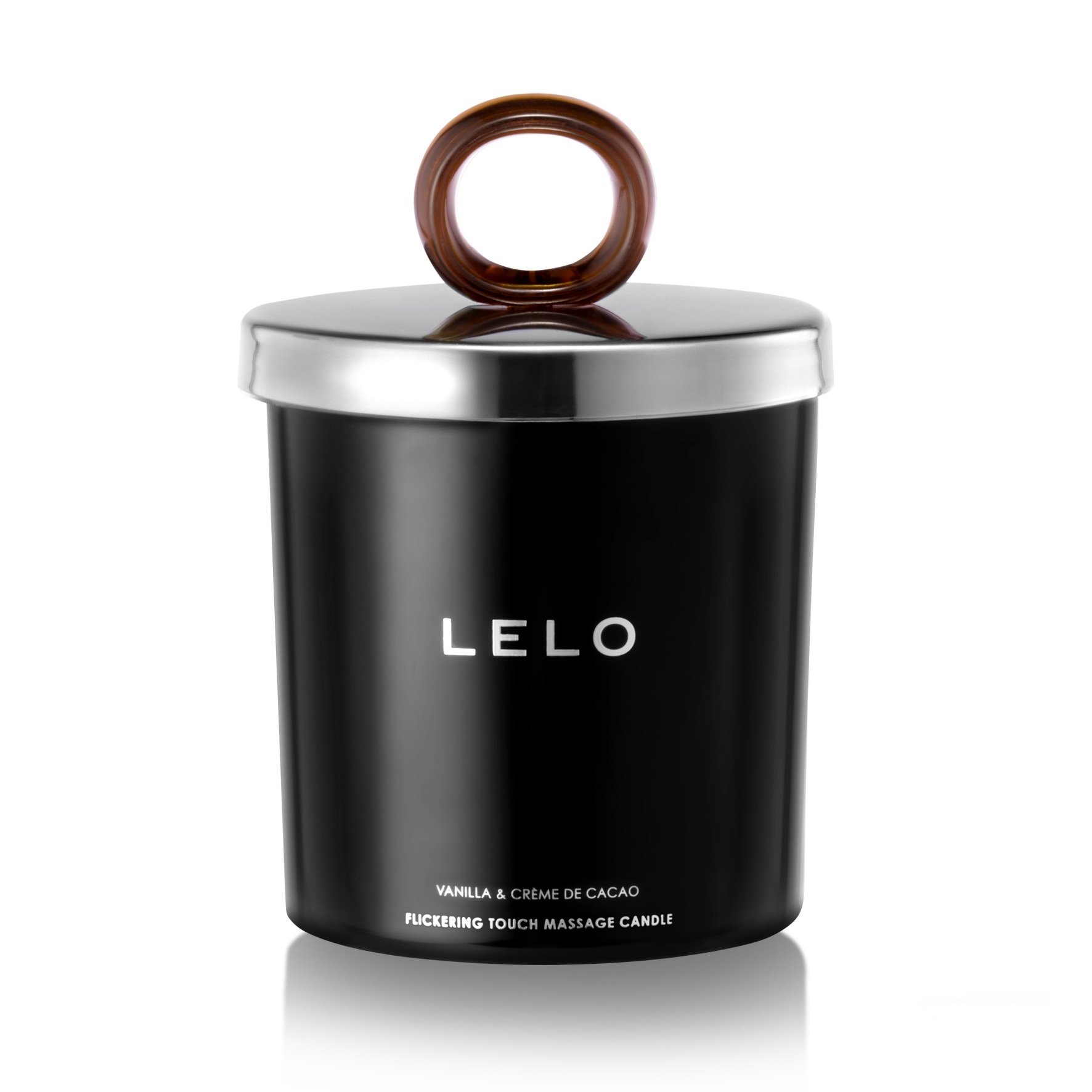 LELO Flickering Touch Massage Candle - Vanilla & Creme de Cacao Scented, Melts into Sensual Body Massage Oil for Couples - Romantic Gifts, Spa Nights & Intimate Moments