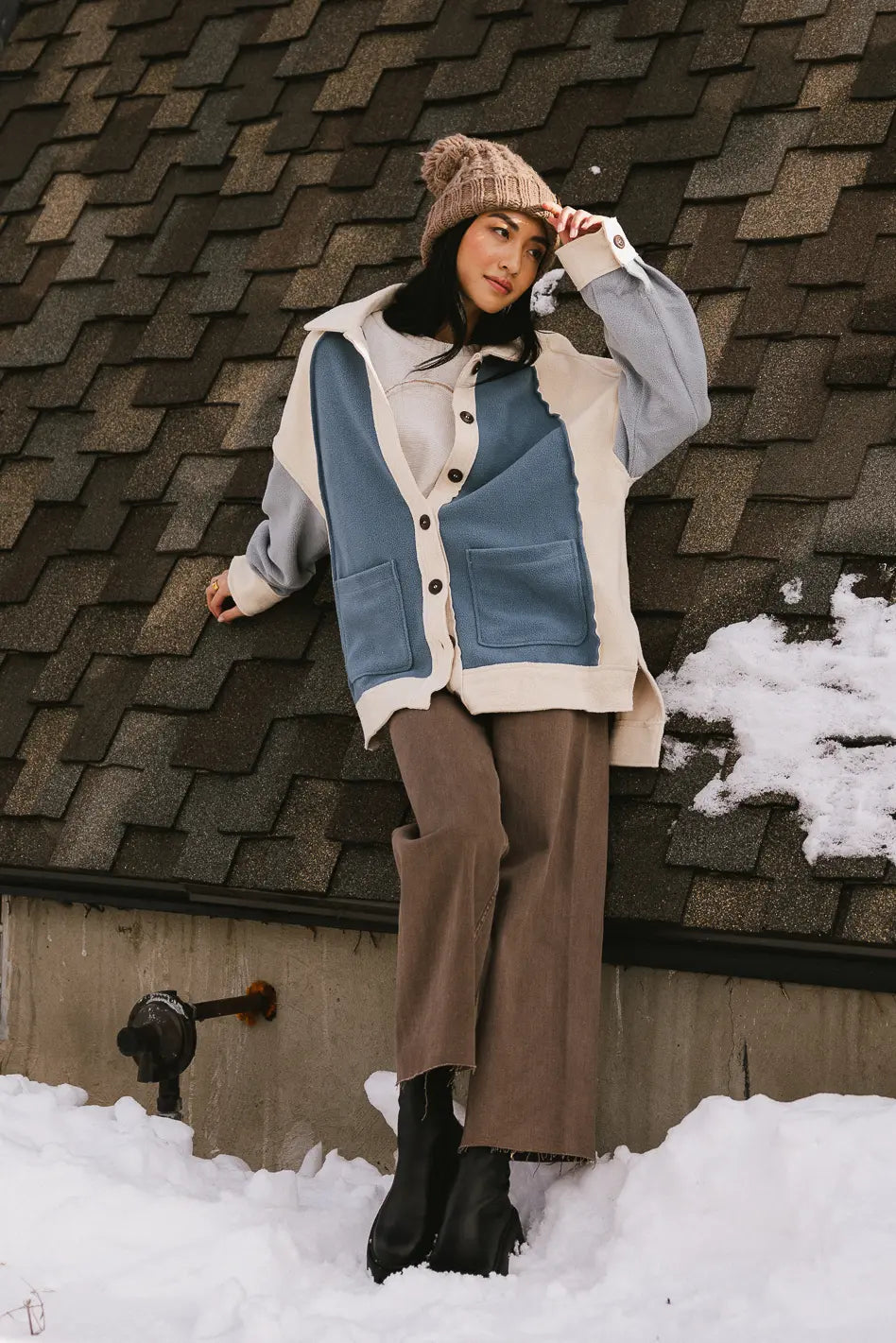 Alexis Colorblock Jacket for Women - Stylish Lightweight Windbreaker with Pockets | Perfect for Spring, Fall & Outdoor Activities