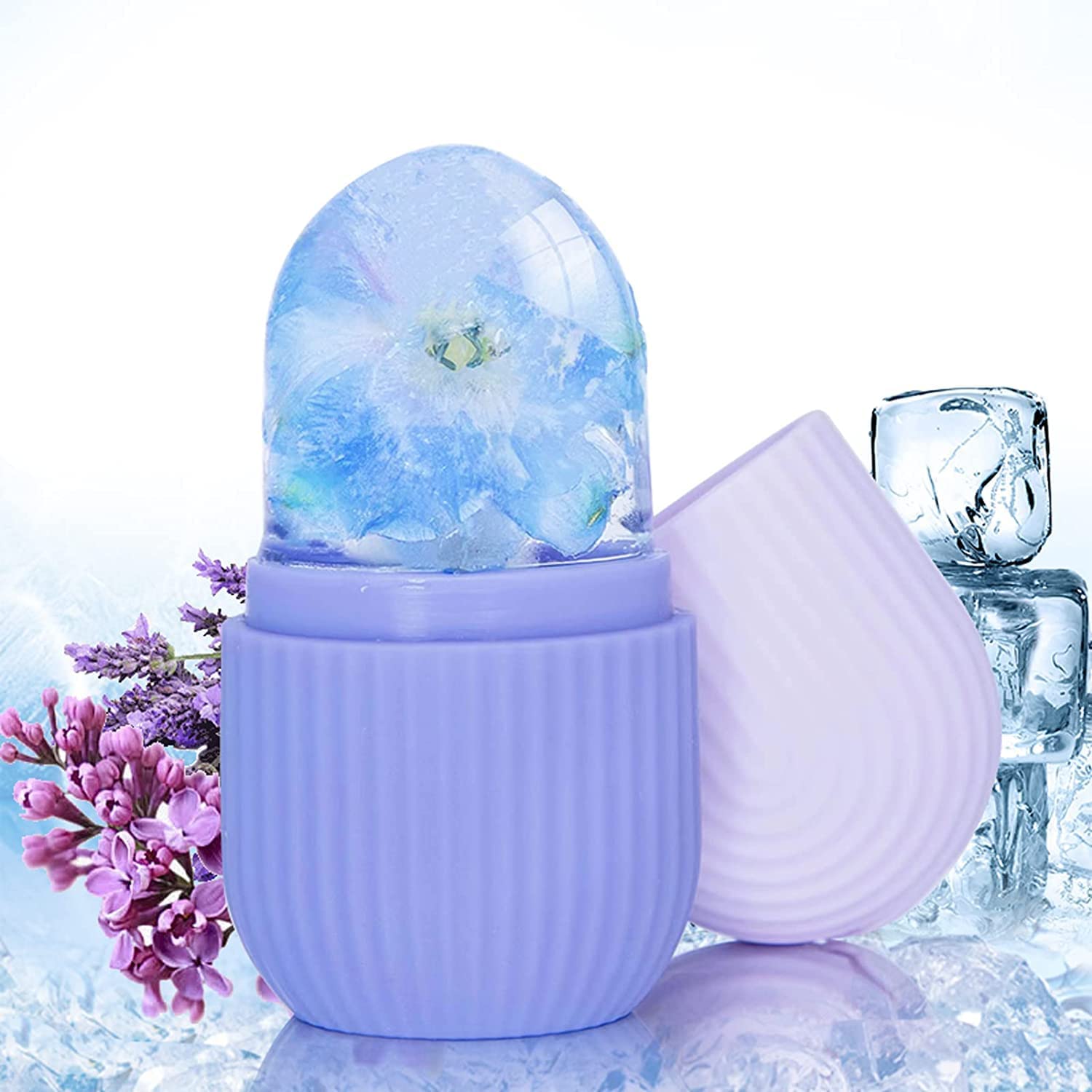 Clubx Ice Roller for Face & Eyes – Cooling Face Massager for Women & Men – Reduce Puffiness, Soothe Skin – Perfect for Morning Routine, Post-Workout, and Skincare Regimen