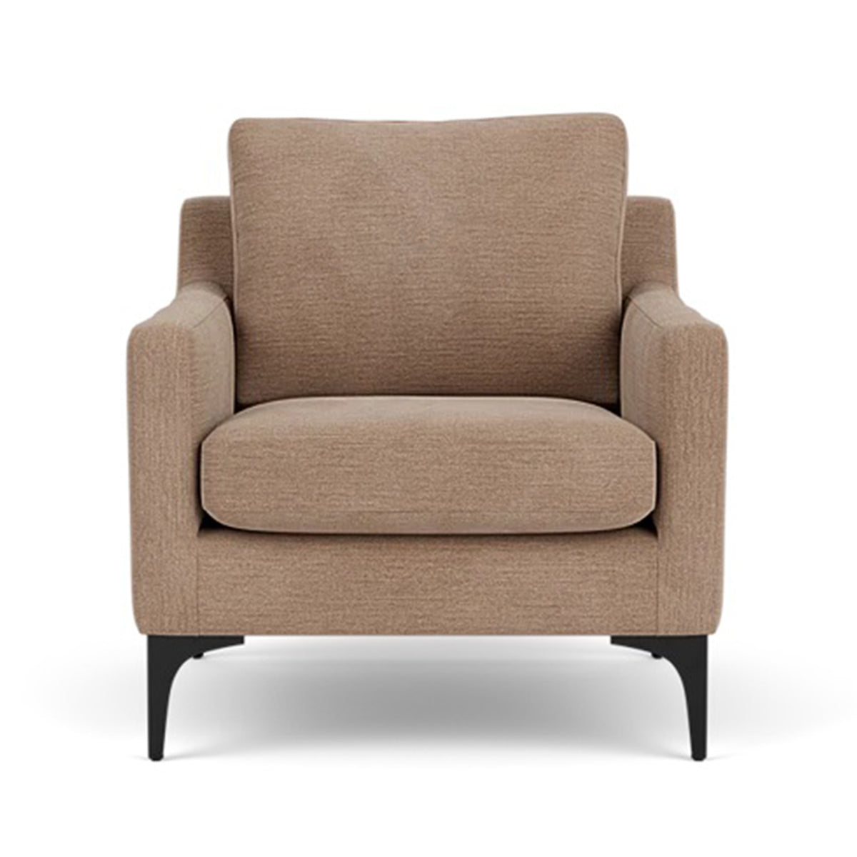 Astha Fabric Armchair - Modern Upholstered Accent Chair for Living Room, Bedroom & Office - Comfortable Lounge Chair with Soft Fabric & Sturdy Frame