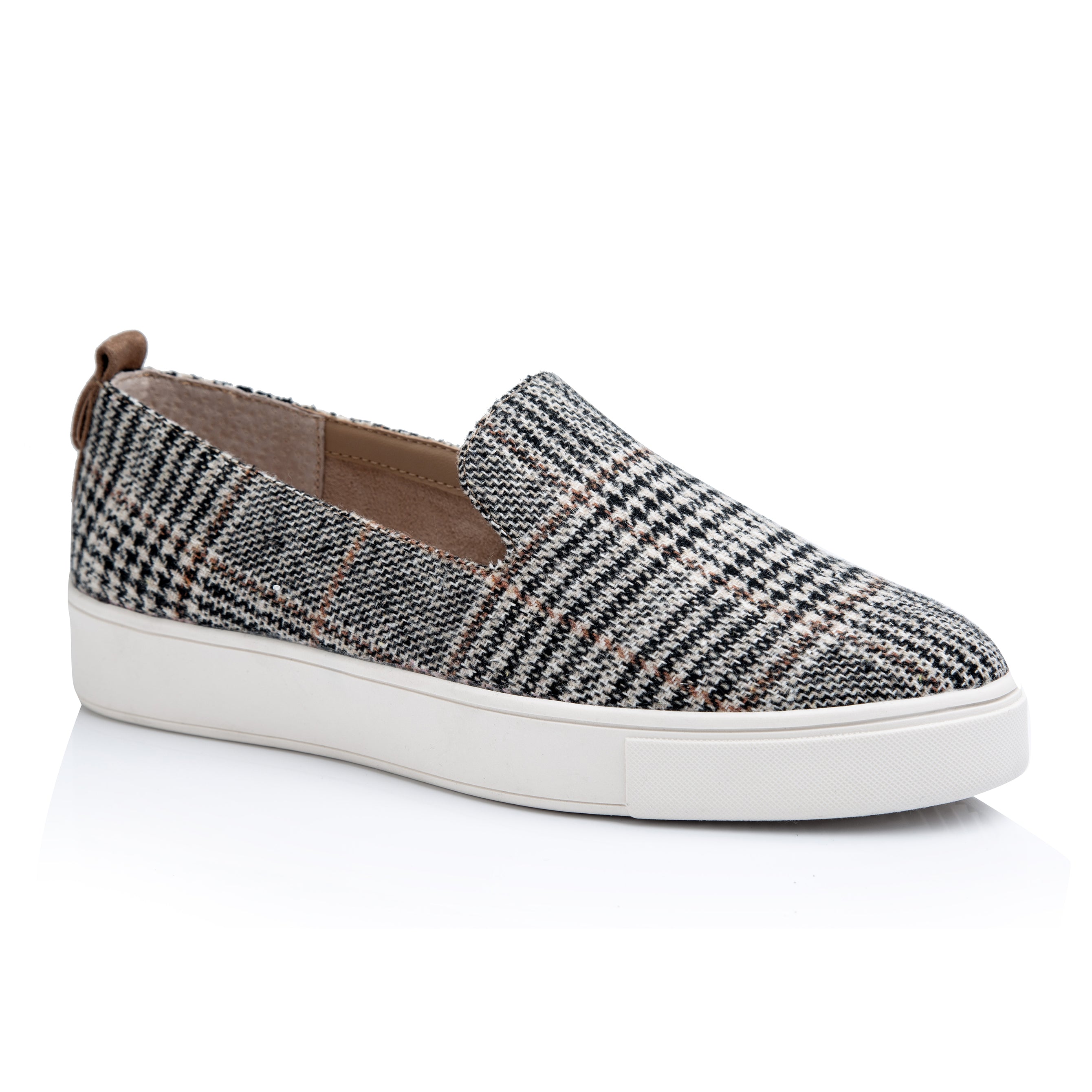 Fay Slip On Sneakers for Women - Comfortable Casual Walking Shoes - Lightweight Breathable Slip-On Loafers for Work, Travel & Everyday Wear