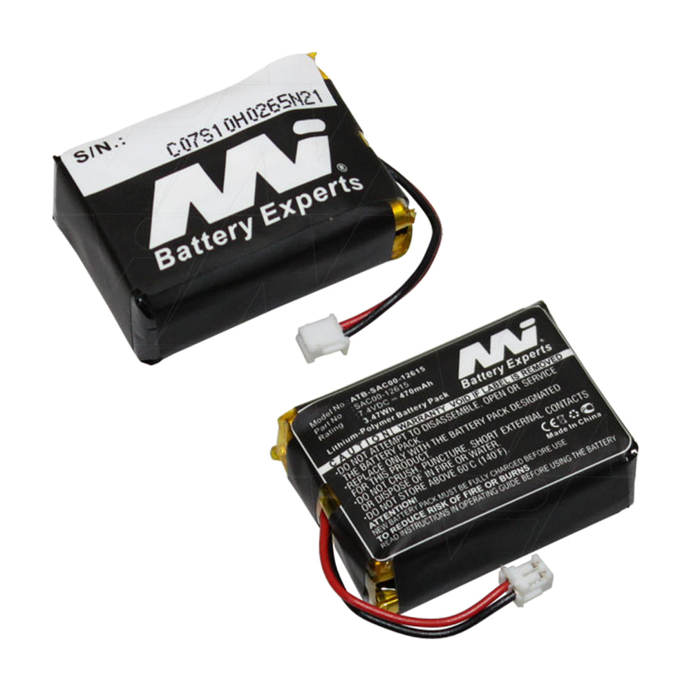 7.4V 470mAh Rechargeable LiPo Battery for Dog Training Collars - Long Lasting Power Supply for Remote Dog Training, Bark Control & Pet Behavior Correction