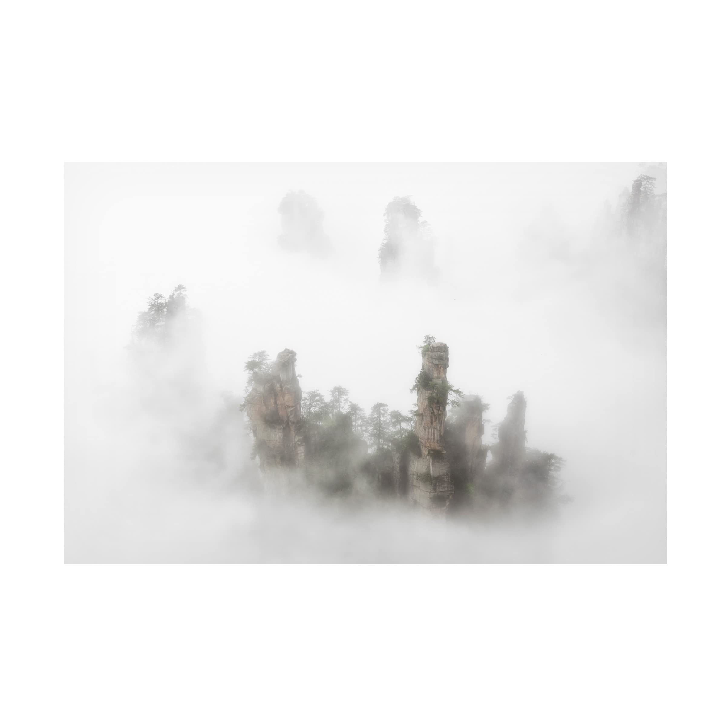 Roberto Marchegiani 'Zhangjiajie' Landscape Canvas Wall Art Print - Premium Trademark Fine Art for Living Room, Bedroom & Office Decor
