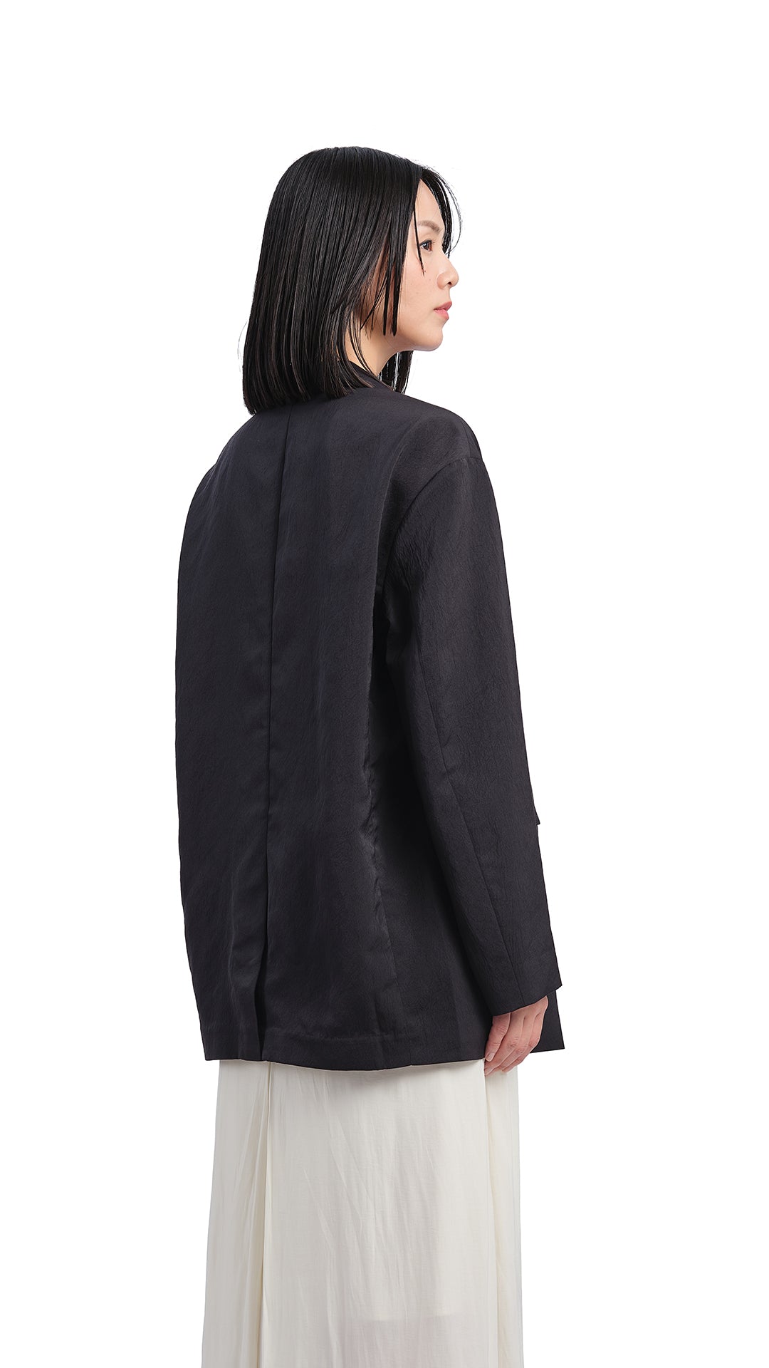 Women's Loose Fit Blazer Jacket - Casual Oversized Single Breasted Coat for Work, Office & Everyday Wear