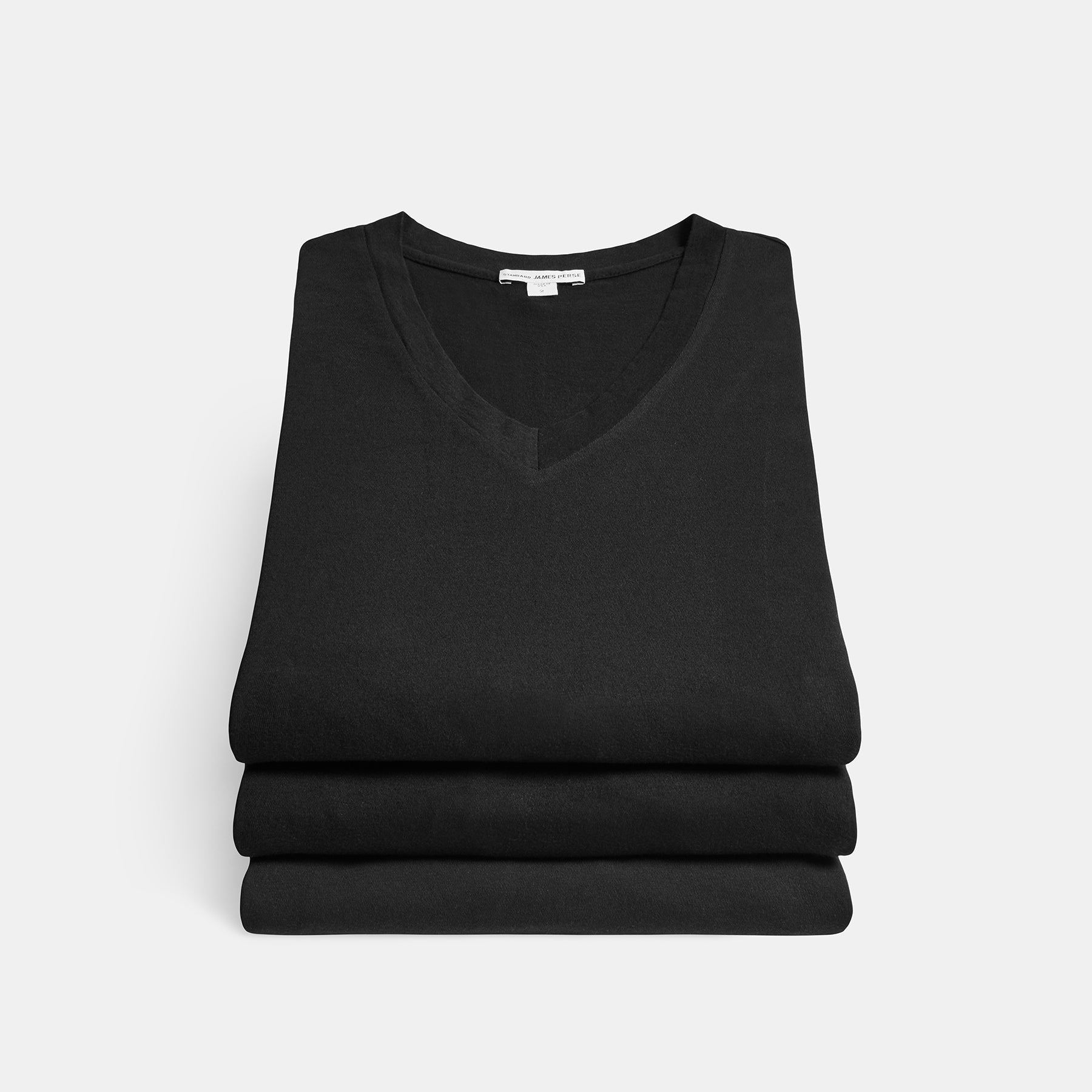 3 Pack Soft Cotton Short Sleeve V-Neck T-Shirts for Men - Black - Casual Wear, Gym, Lounge & Everyday Comfort