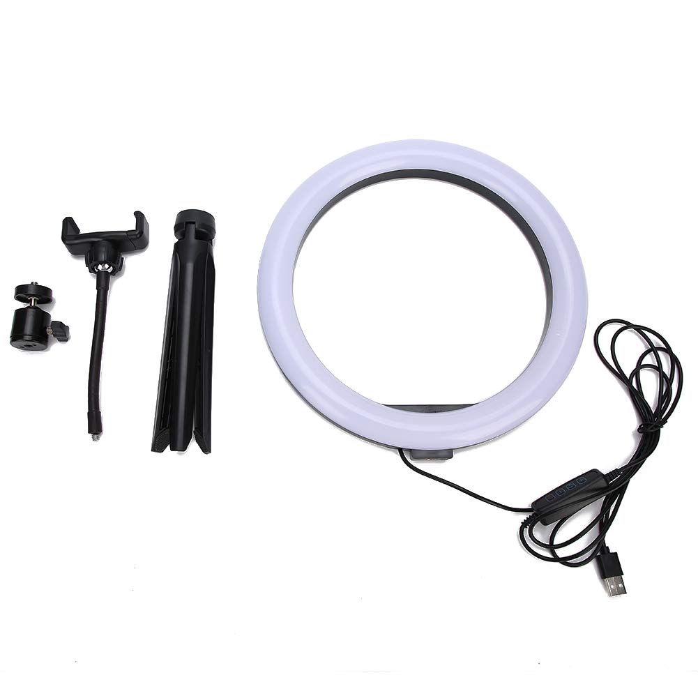 Professional Dimmable Ring Light for Tattoo Artists, Makeup & Selfie Photography - Adjustable LED Desk Lamp for Studio, Home Salon, and Content Creation