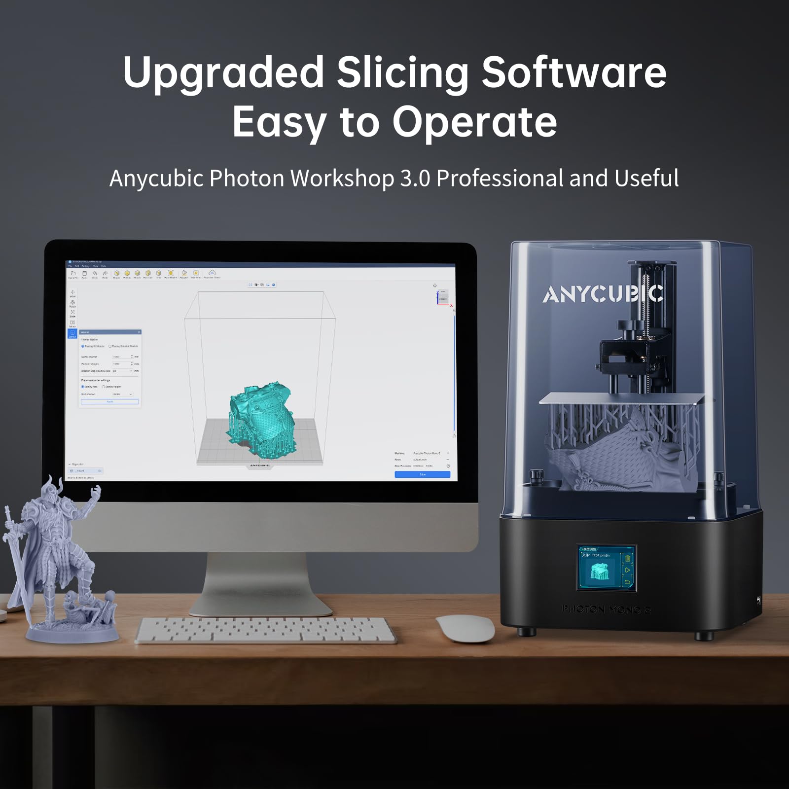 ANYCUBIC Photon Mono 2 Resin 3D Printer - 6.6