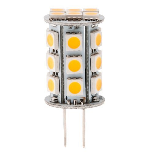 12V Dimmable LED Halogen Replacement Bulb - GY6.35 Base, 3.5W (30-35W Equivalent), Daylight White 5000K, 5-Pack - Perfect for Cabinet Lighting, Display Cases, and Low Voltage Fixtures