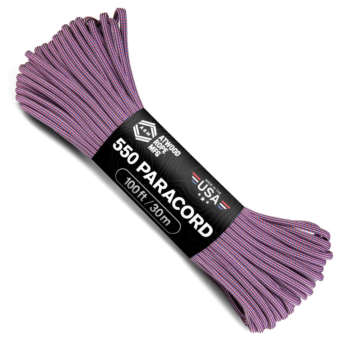 Atwood 550 Paracord 100ft - 7-Strand Nylon Survival Rope for Camping & Crafts