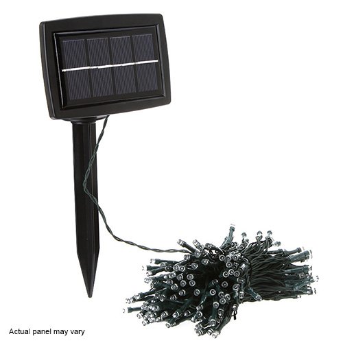 200-Count Solar LED String Lights - 72ft Warm White for Outdoor Patio, Garden, and Wedding Decor