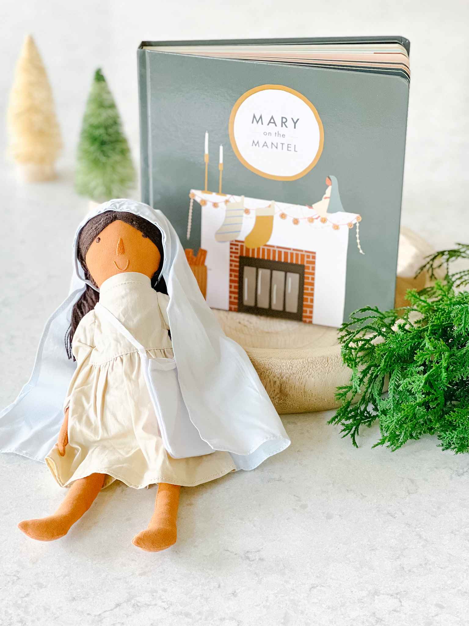 Mary on the Mantel Full Christmas Nativity Set - Perfect for Holiday Home Decor, Mantel Display & Gift Giving