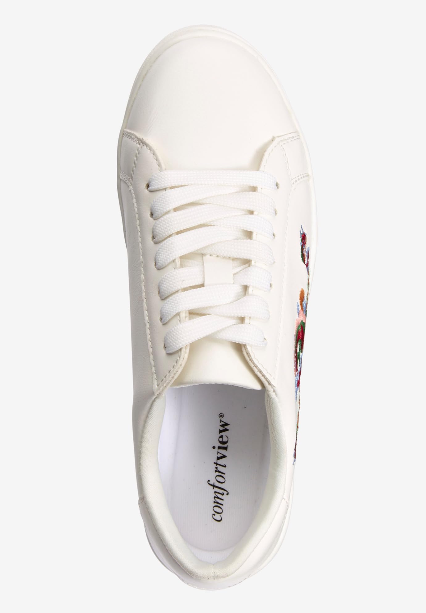 Comfortview Women's Wide Width The Marleigh Sneaker - Breathable Walking Shoes for Women with Arch Support | Perfect for Walking, Travel & Casual Wear
