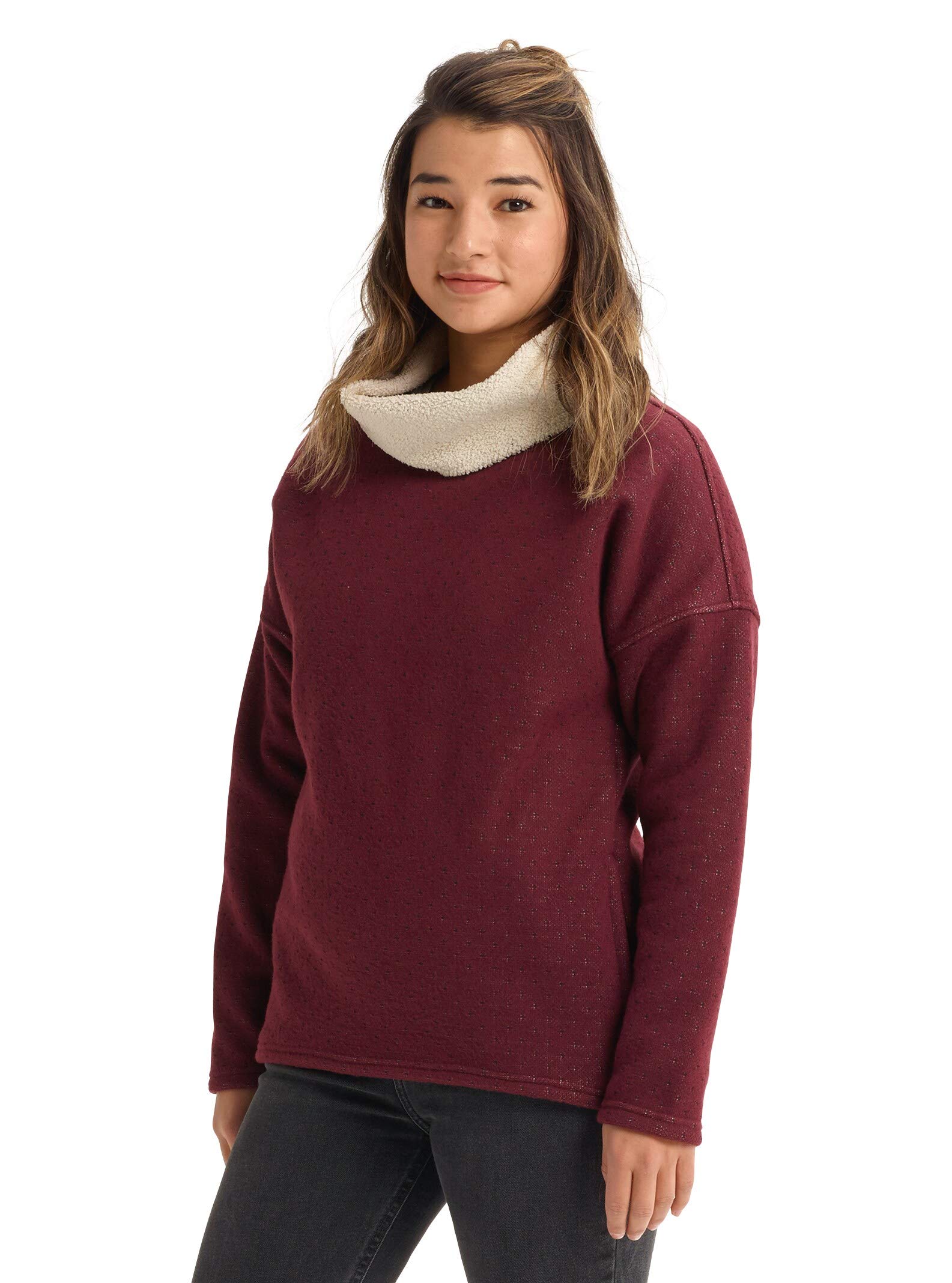 Burton Women's Ellmore Premium Pullover Fleece Jacket - Soft & Warm Winter Outerwear for Skiing, Hiking & Outdoor Activities
