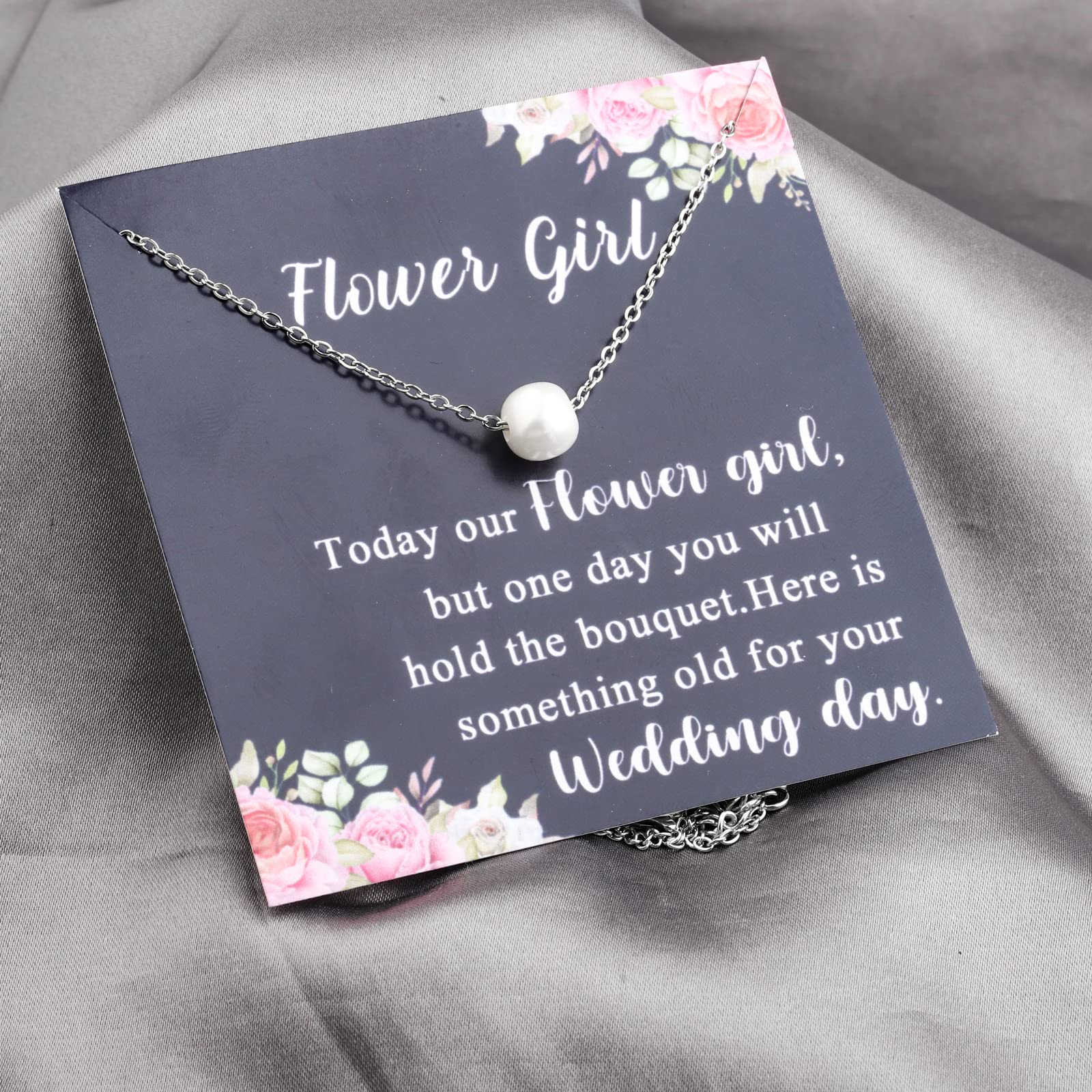WUSUANED Pearl Necklace for Women - Elegant Bridesmaid Gift, Wedding Party Jewelry, Bridal Proposal Gift - Perfect for Weddings, Anniversaries & Special Occasions